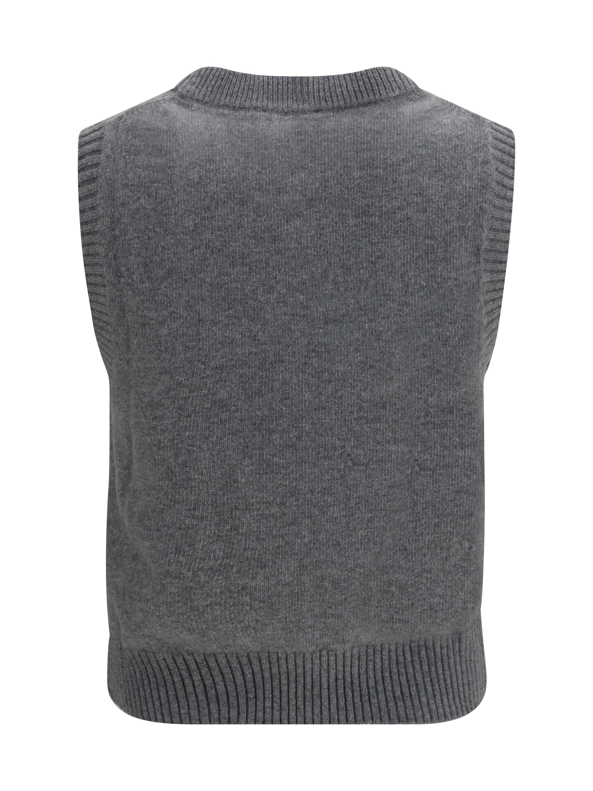 Ganni Women Wool Floral Vest GANNI