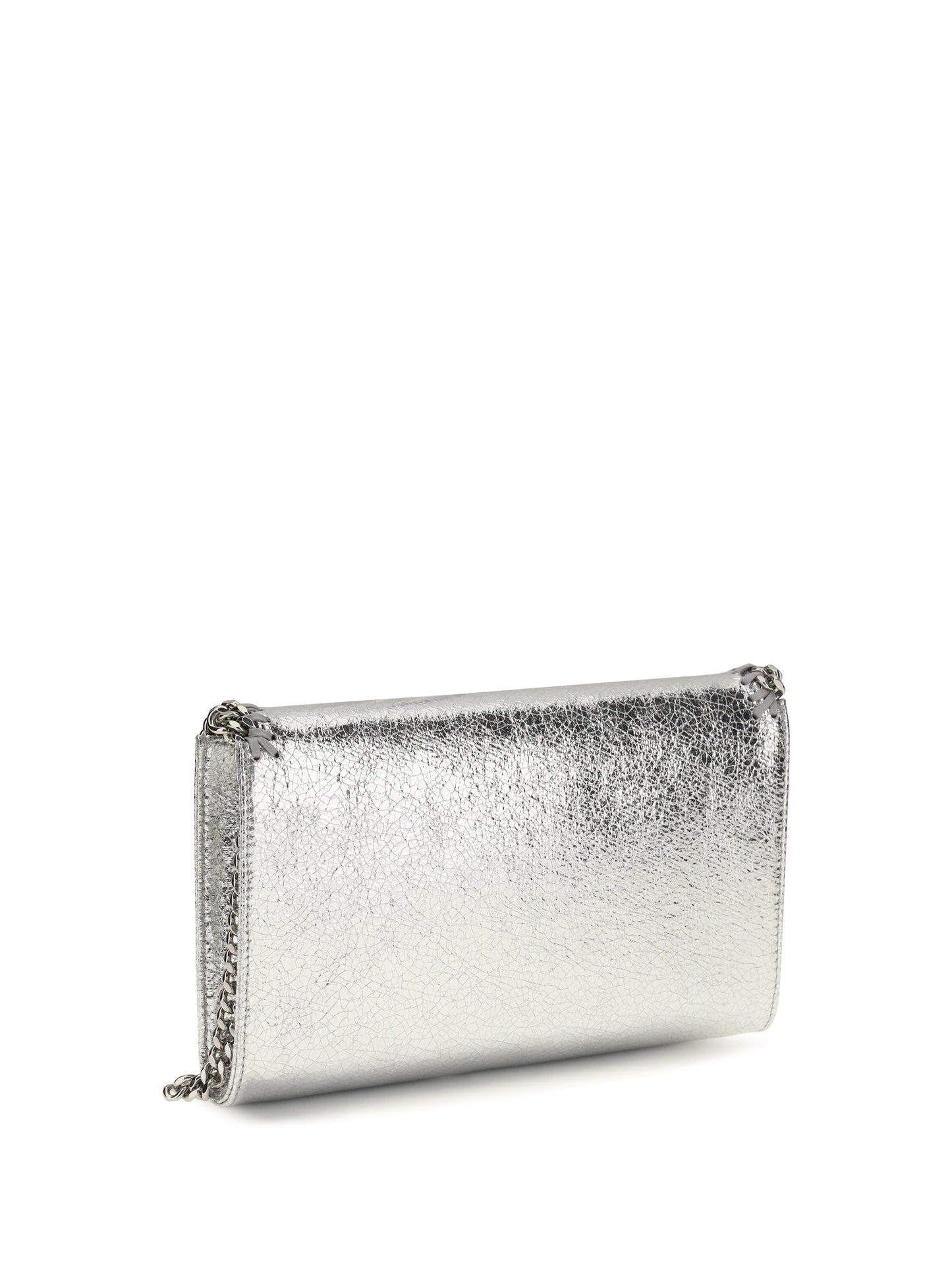 Stella Mccartney Women Falabella Metallic Fabric Shoulder Bag STELLA MCCARTNEY