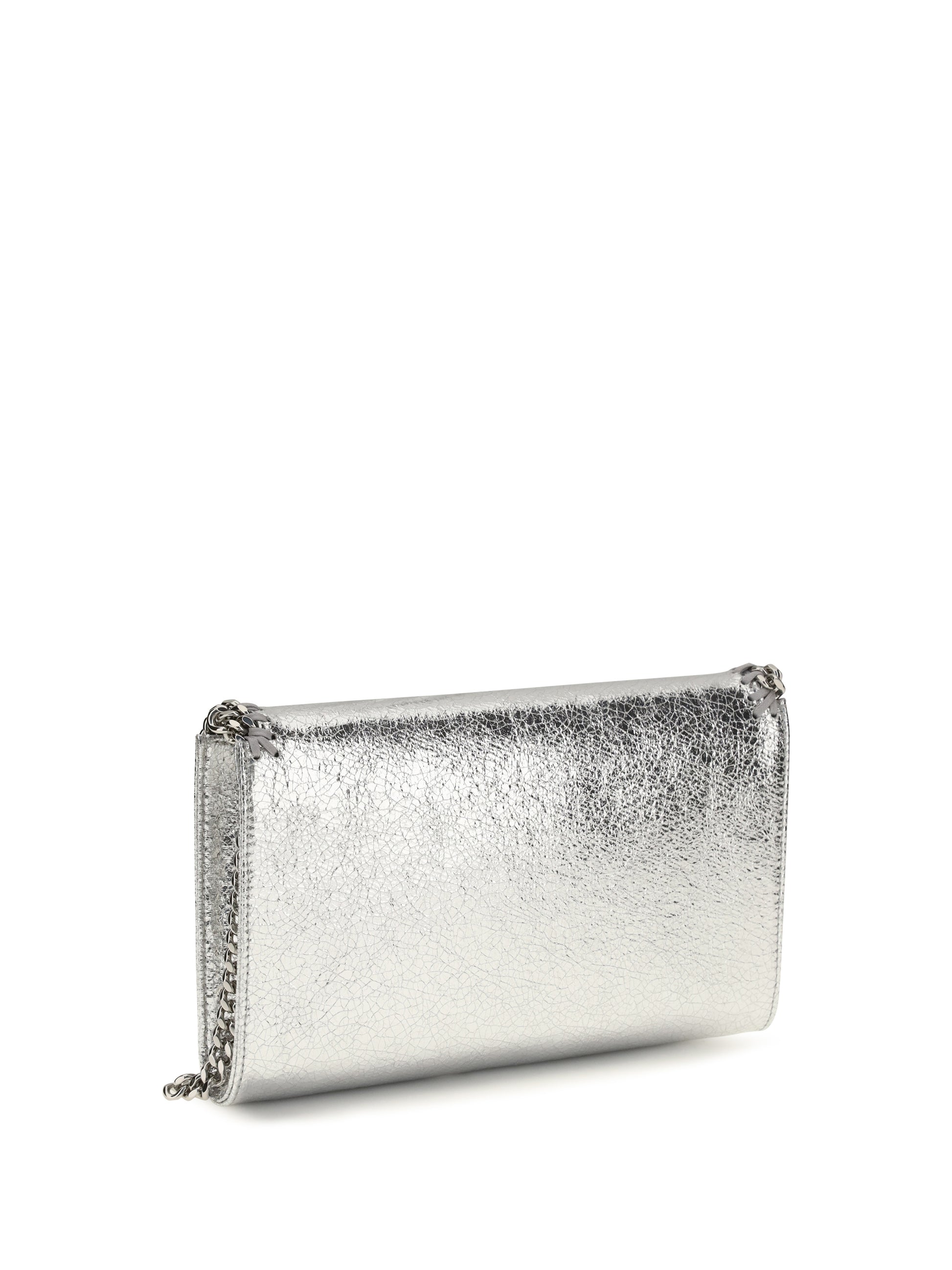 Stella Mccartney Women Falabella Metallic Fabric Shoulder Bag STELLA MCCARTNEY