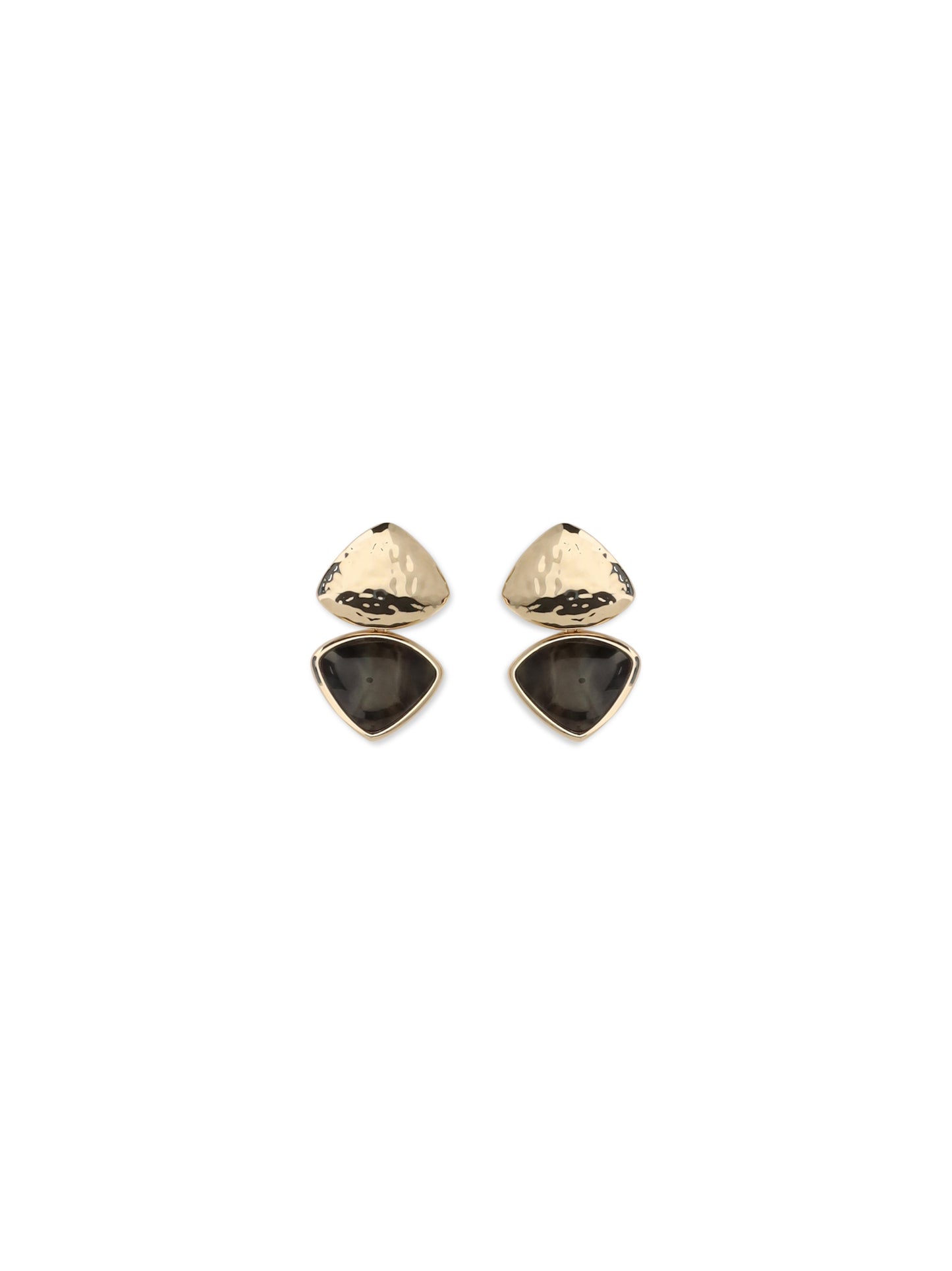 Self-Portrait Women Two-Tone Speckled Enamel Earrings SELF-PORTRAIT