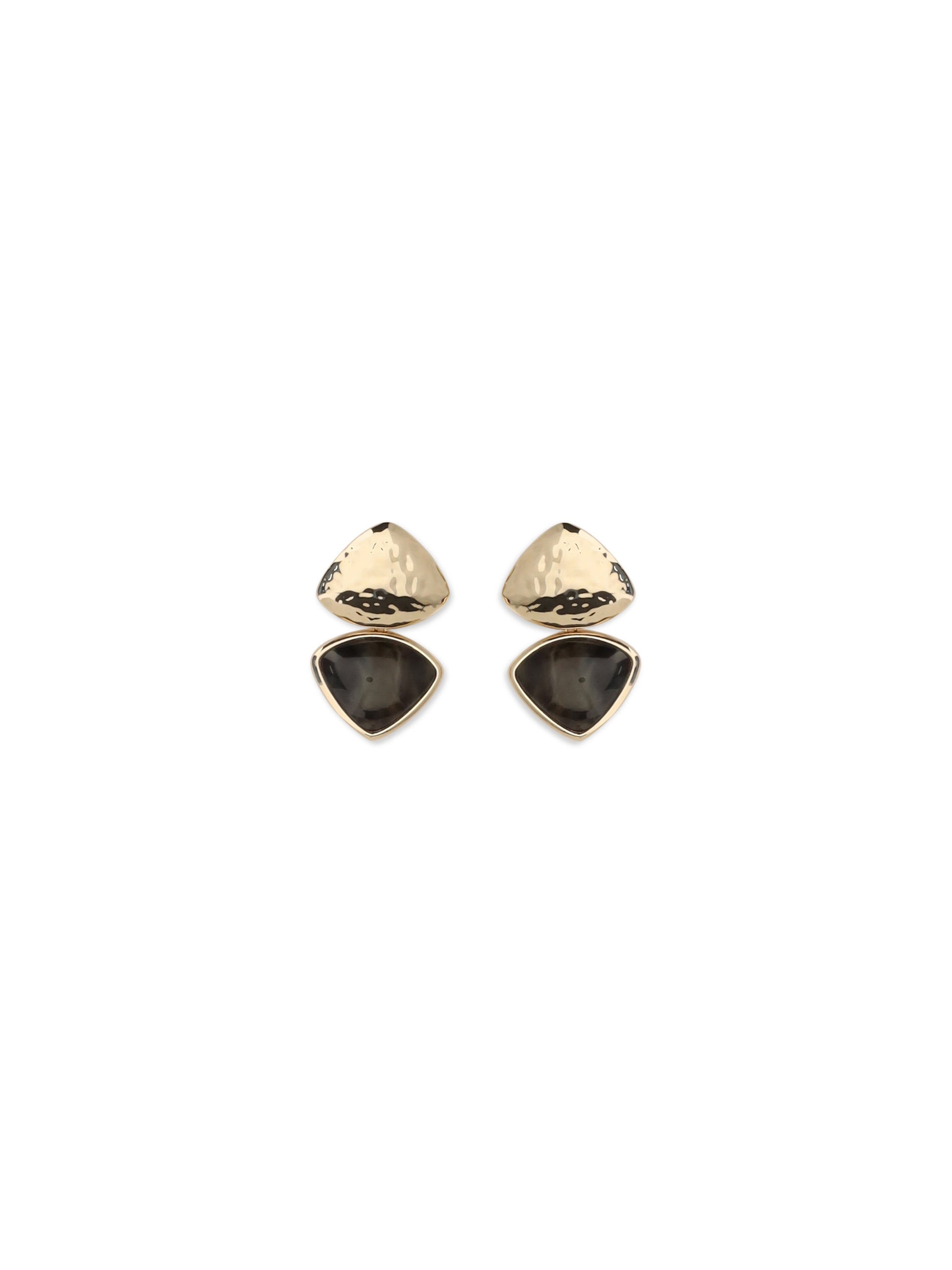 Self-Portrait Women Two-Tone Speckled Enamel Earrings SELF-PORTRAIT