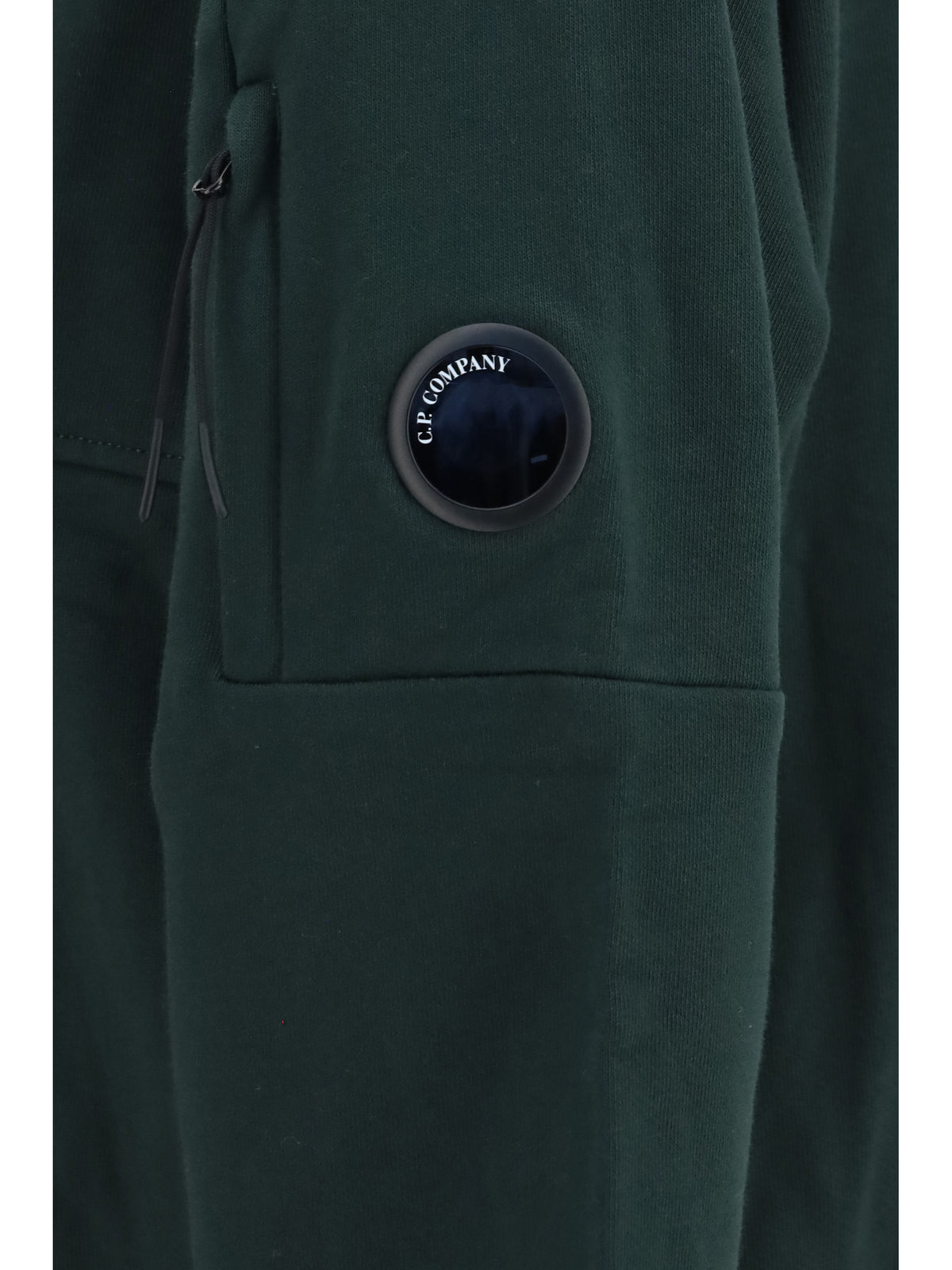C.P. Company Men Diagonal-Weave Cotton Fleece Hooded Sweatshirt C.P. COMPANY