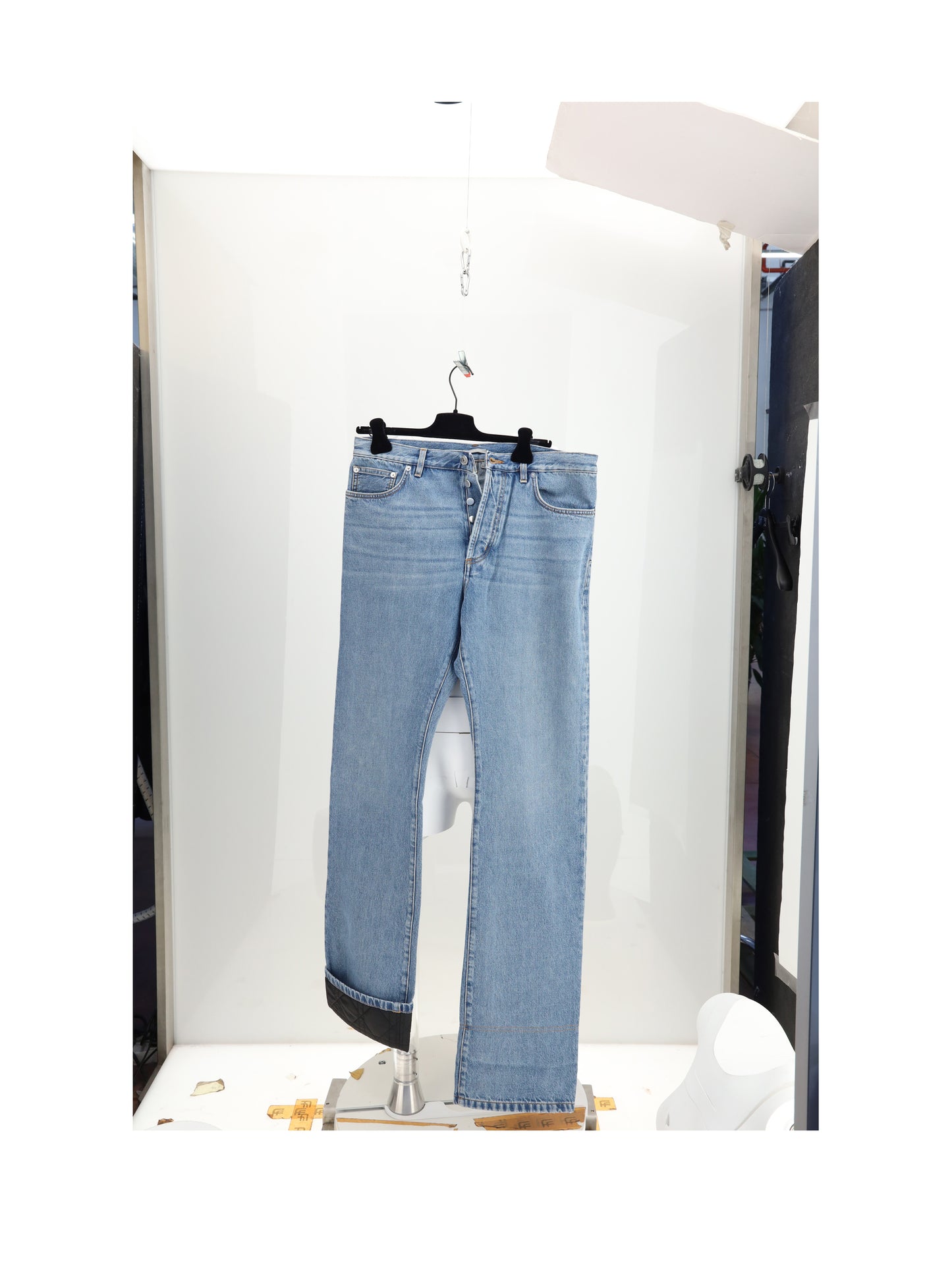 Dior Homme Men Denim Con Inside Cannage Pants DIOR