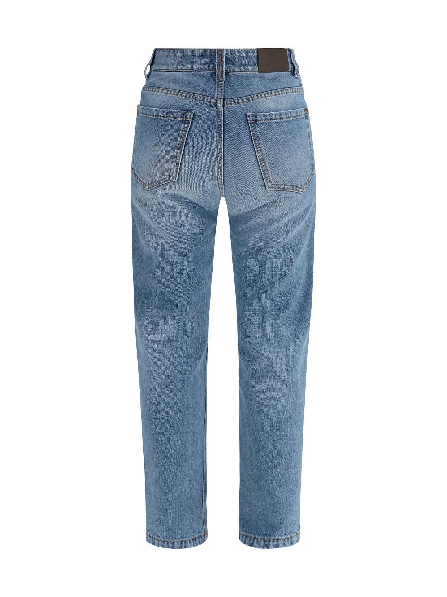 Brunello Cucinelli Women Retro Denim Pants With Monili BRUNELLO CUCINELLI