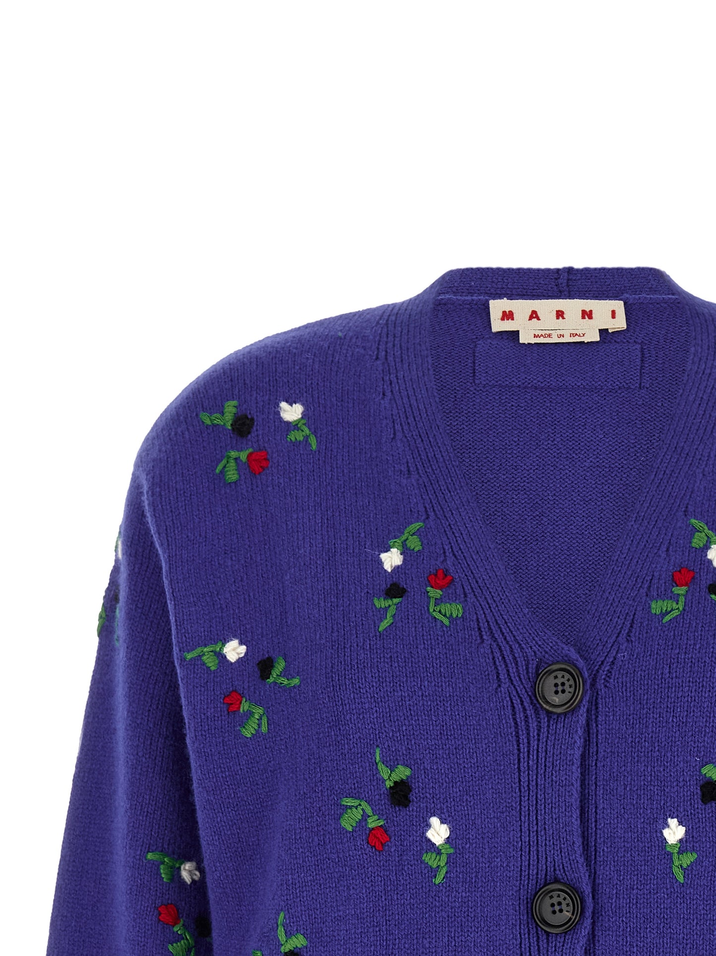 Marni Women Floral Embroidery Cardigan MARNI