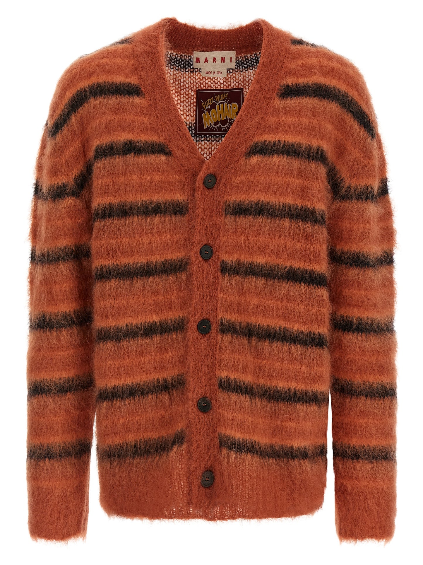 Marni Men Brushed Striped Cardigan MARNI