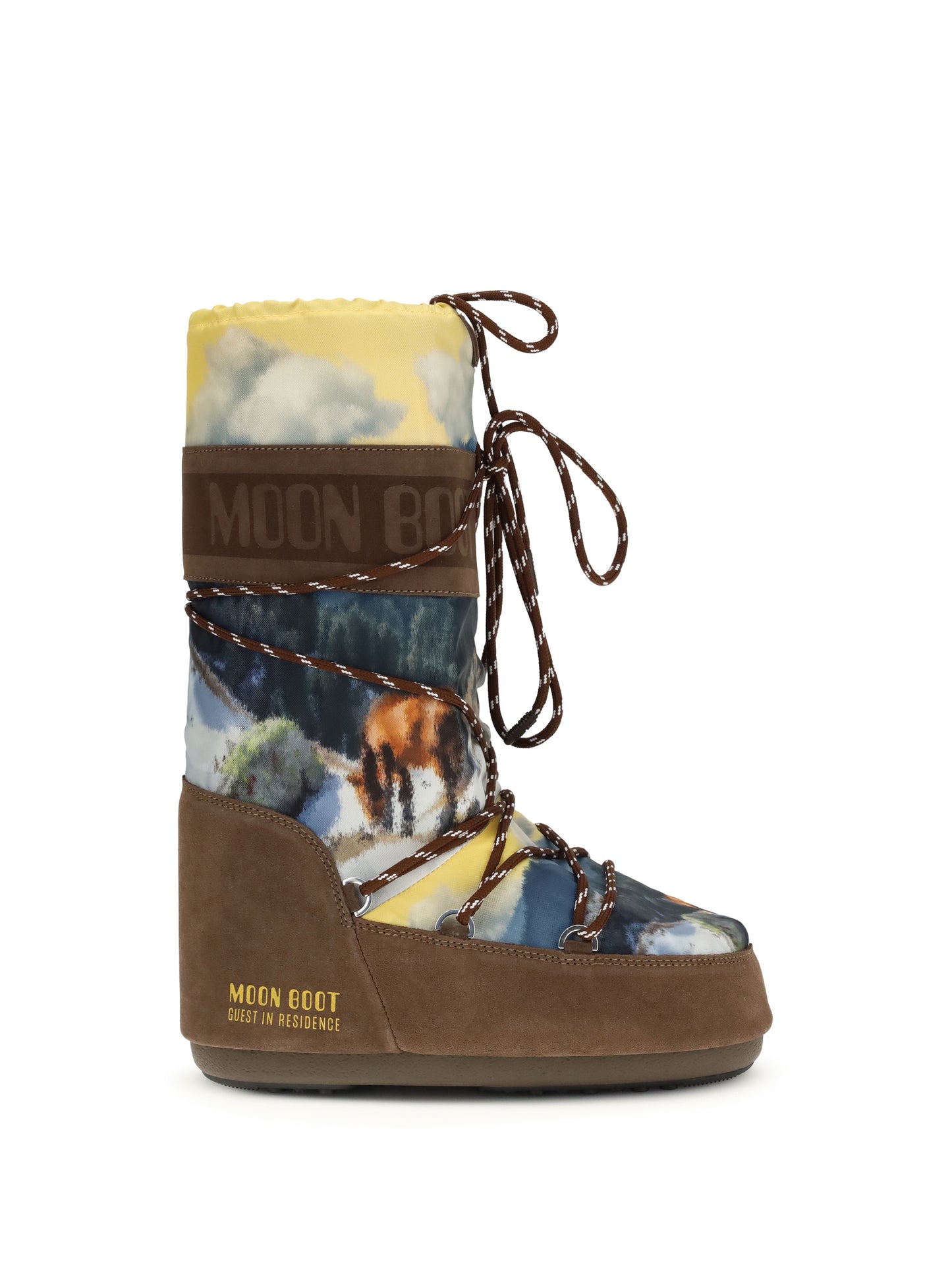 Moon Boot Women Moon Boot X Guest In Residence Print Boots MOON BOOT