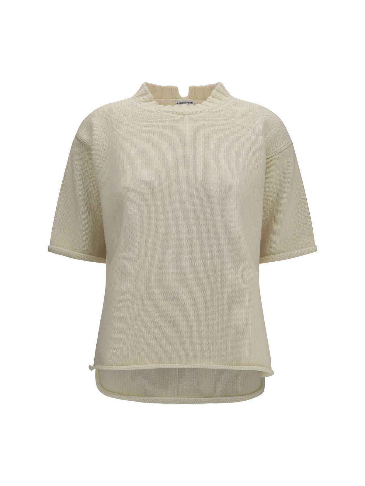 Bottega Veneta Women Wool And Cashmere-Blend Knit T-Shirt BOTTEGA VENETA
