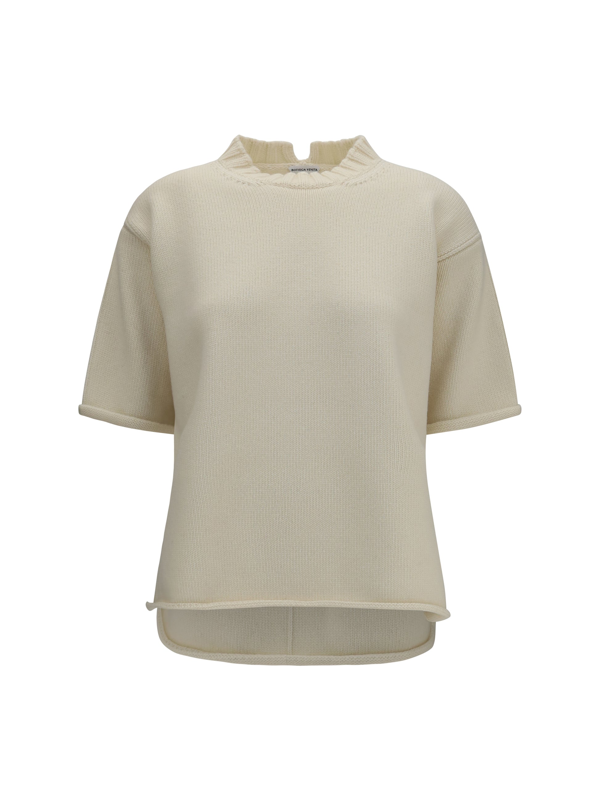 Bottega Veneta Women Wool And Cashmere-Blend Knit T-Shirt BOTTEGA VENETA