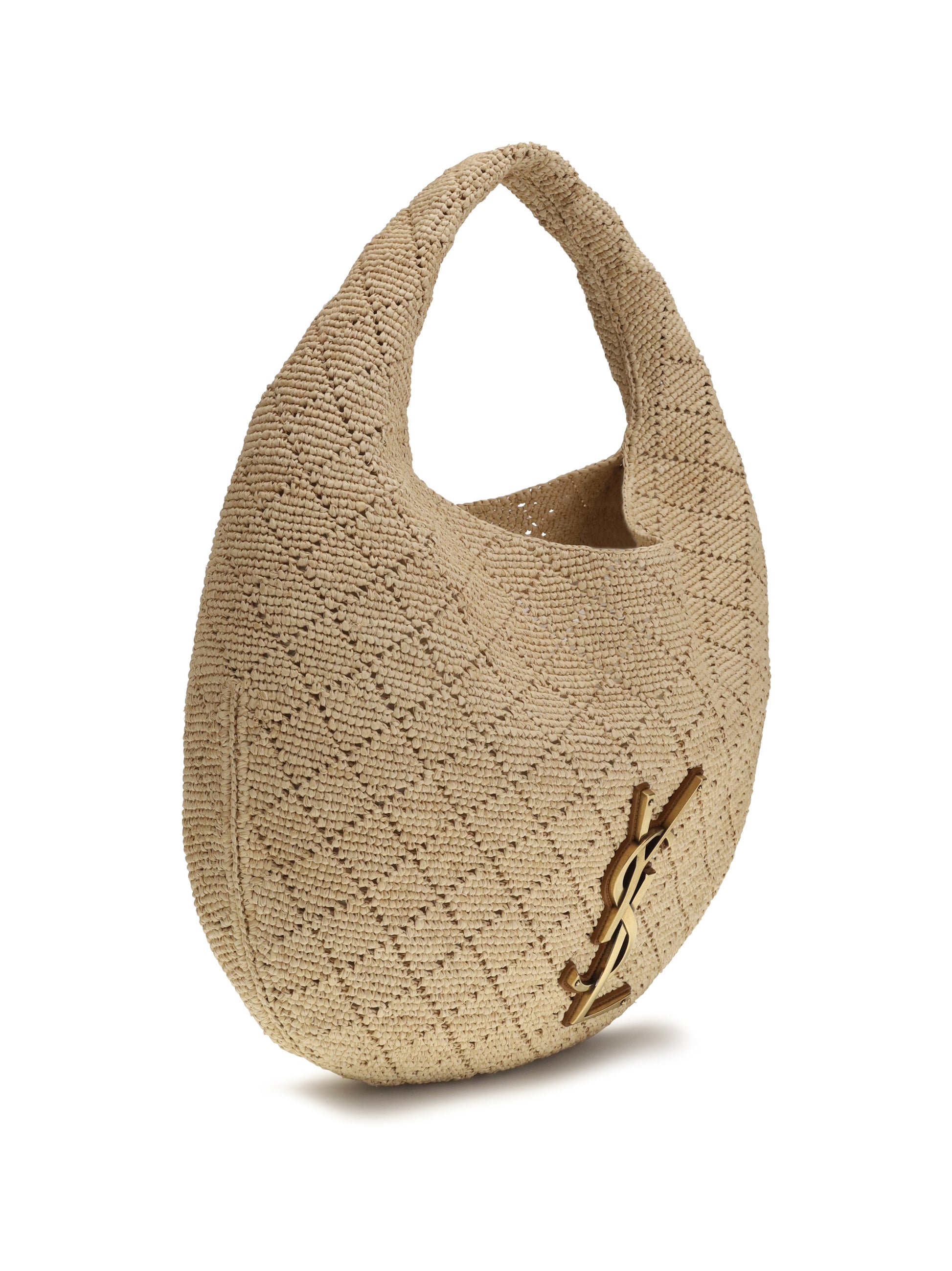 Saint Laurent Women Icare Hobo Bag In Raffia SAINT LAURENT