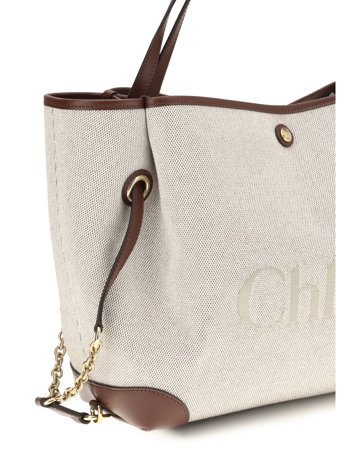Chloé Women Clover Tote Bag In Canvas CHLOE