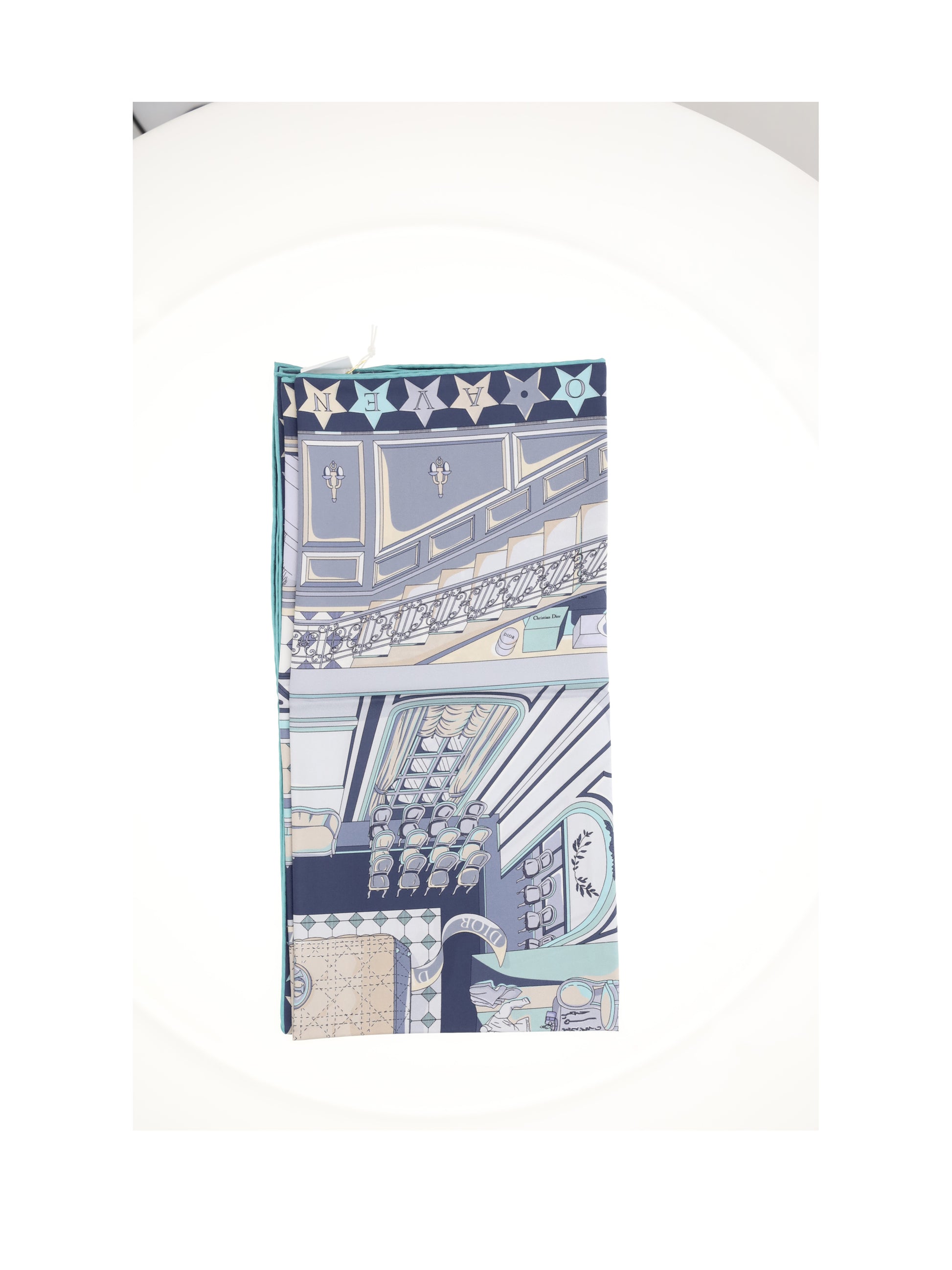Dior Women 90X90 Inside Dior Avenue Scarf CHRISTIAN DIOR