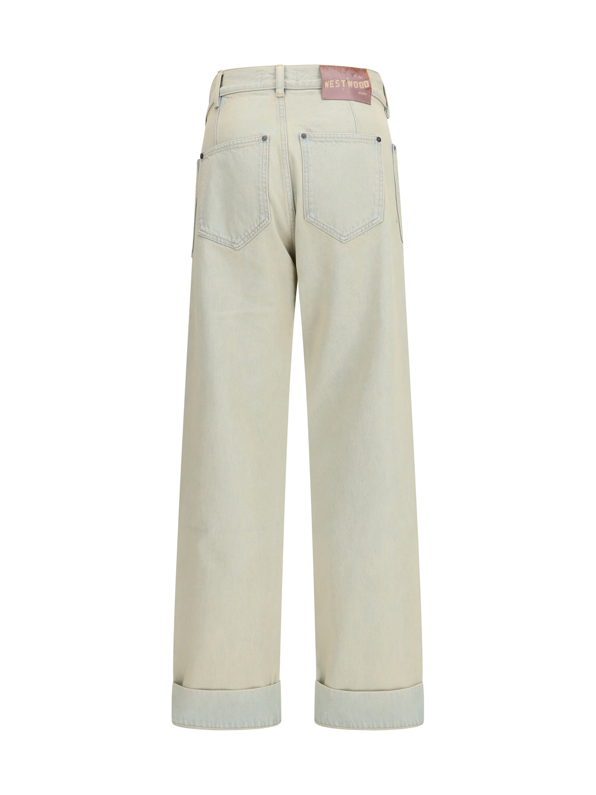 Vivienne Westwood Men Jeans In Cotton With Patch Pockets VIVIENNE WESTWOOD