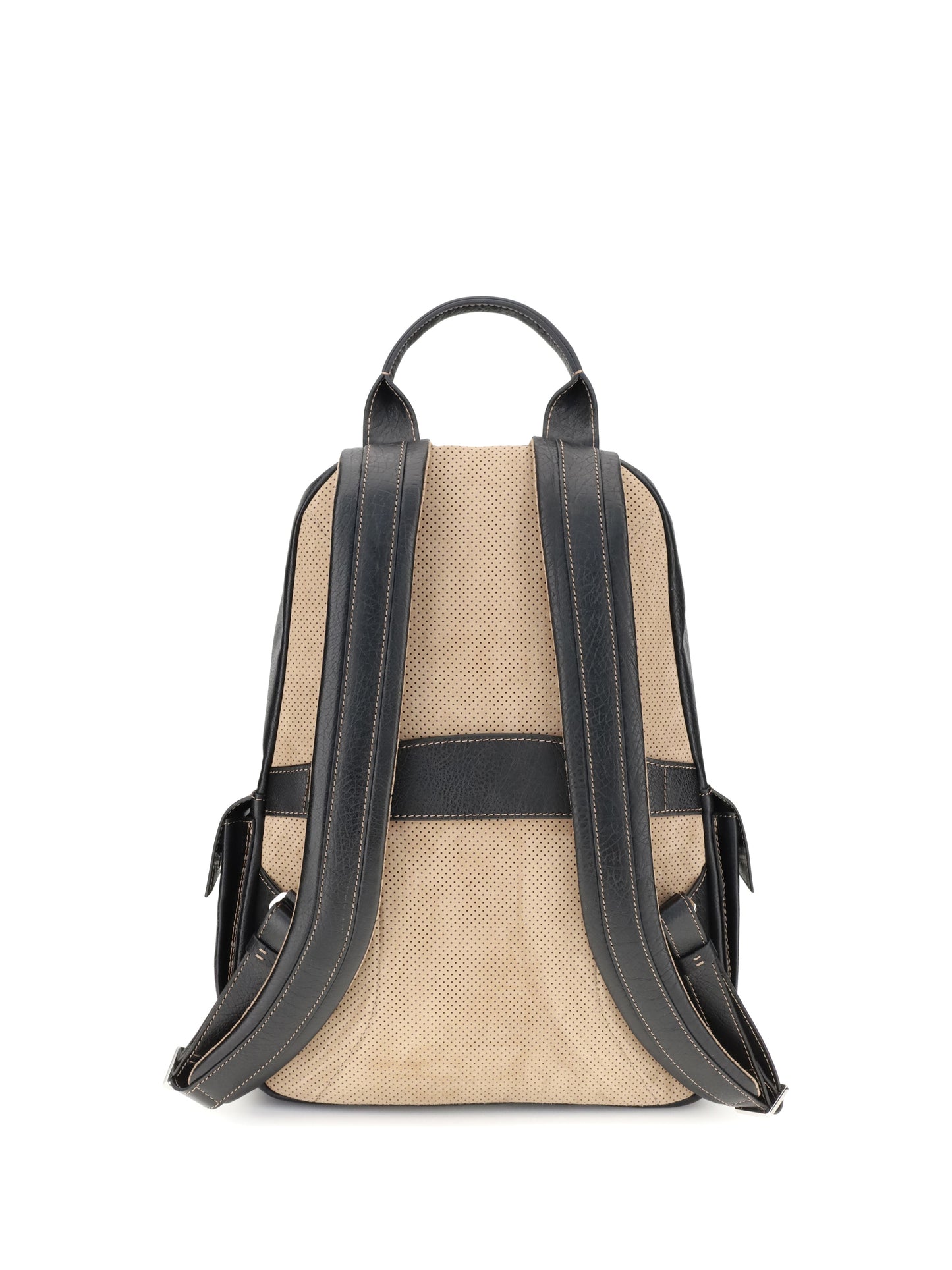 Brunello Cucinelli Men Leather Travel Backpack