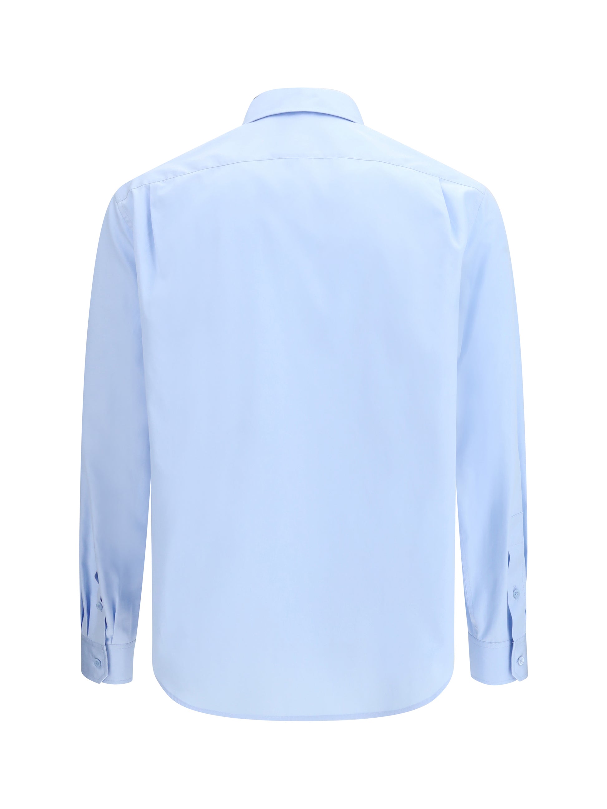 Loewe Men Classic Cotton Shirt With Embroidered Anagram Logo LOEWE