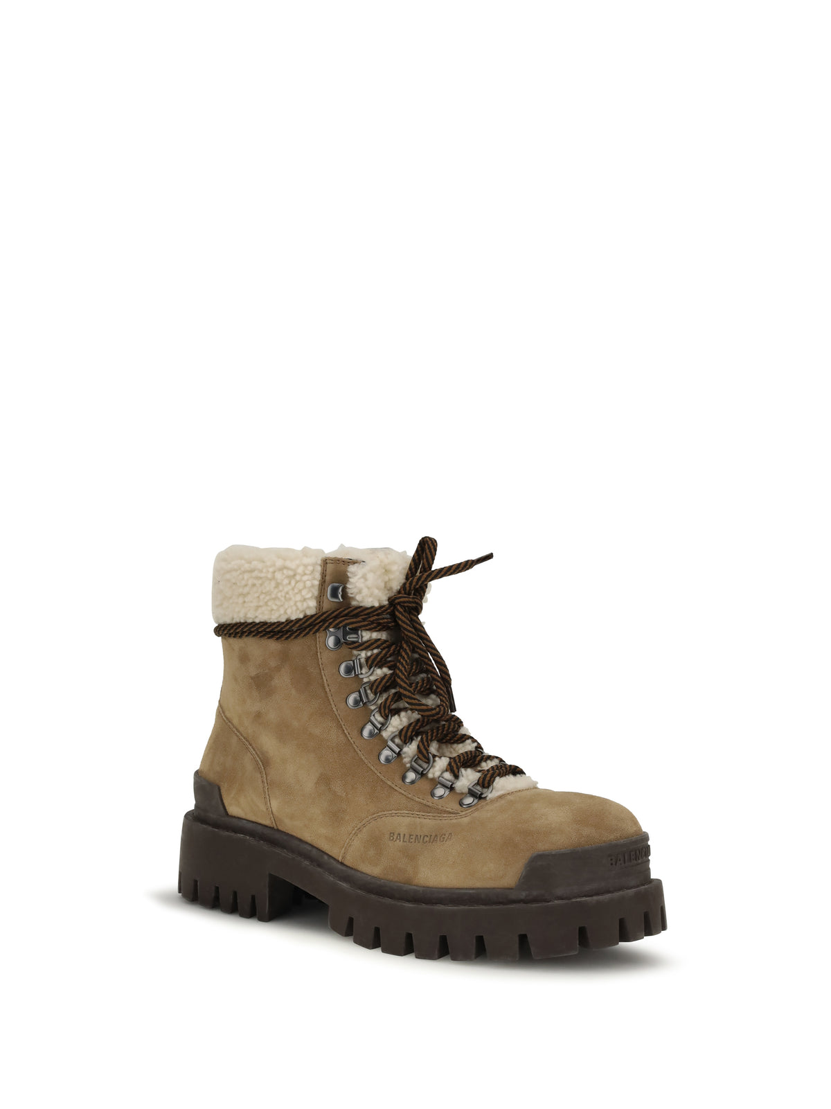 Balenciaga Men Combat Strike Ankle Boots BALENCIAGA