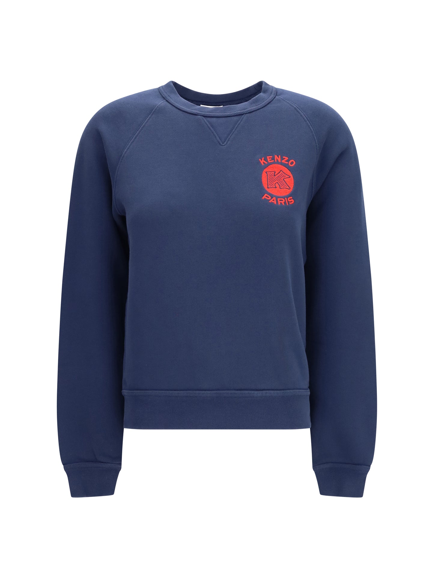 Kenzo Women Kenzo Paris Emblem Embroidered Cotton Sweatshirt KENZO