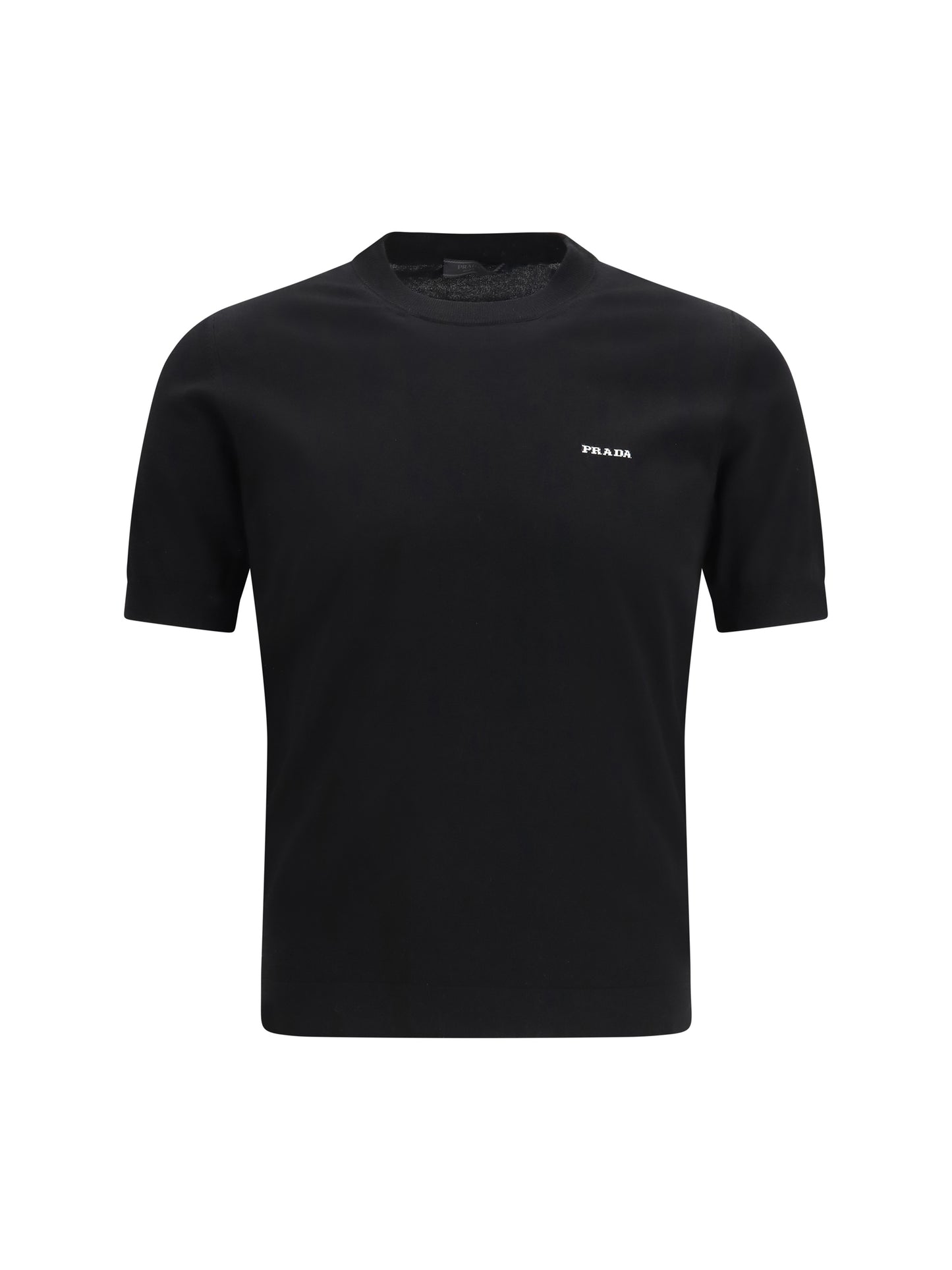 Prada Men C-Neck Knit In Cotton PRADA