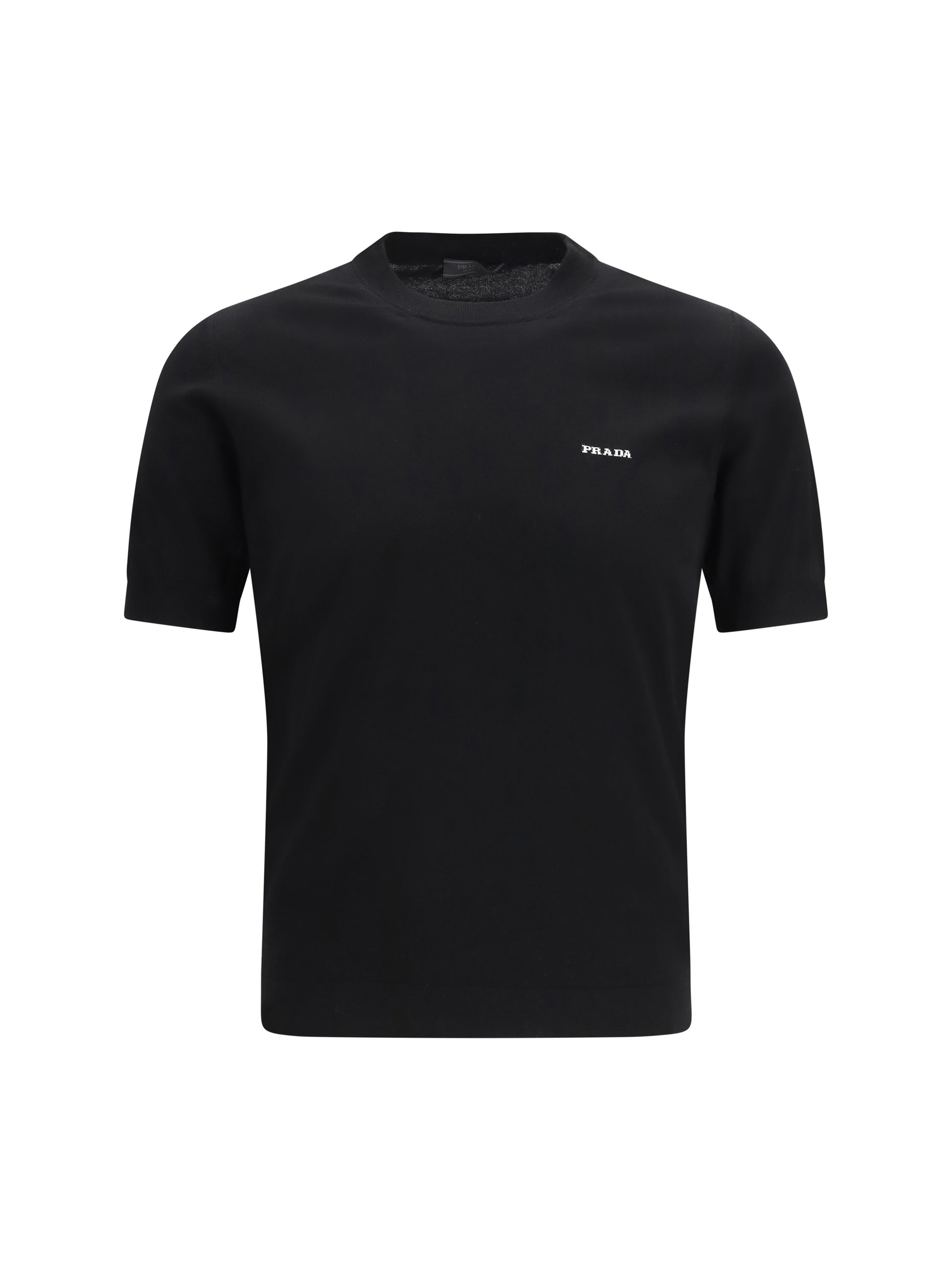Prada Men C-Neck Knit In Cotton PRADA
