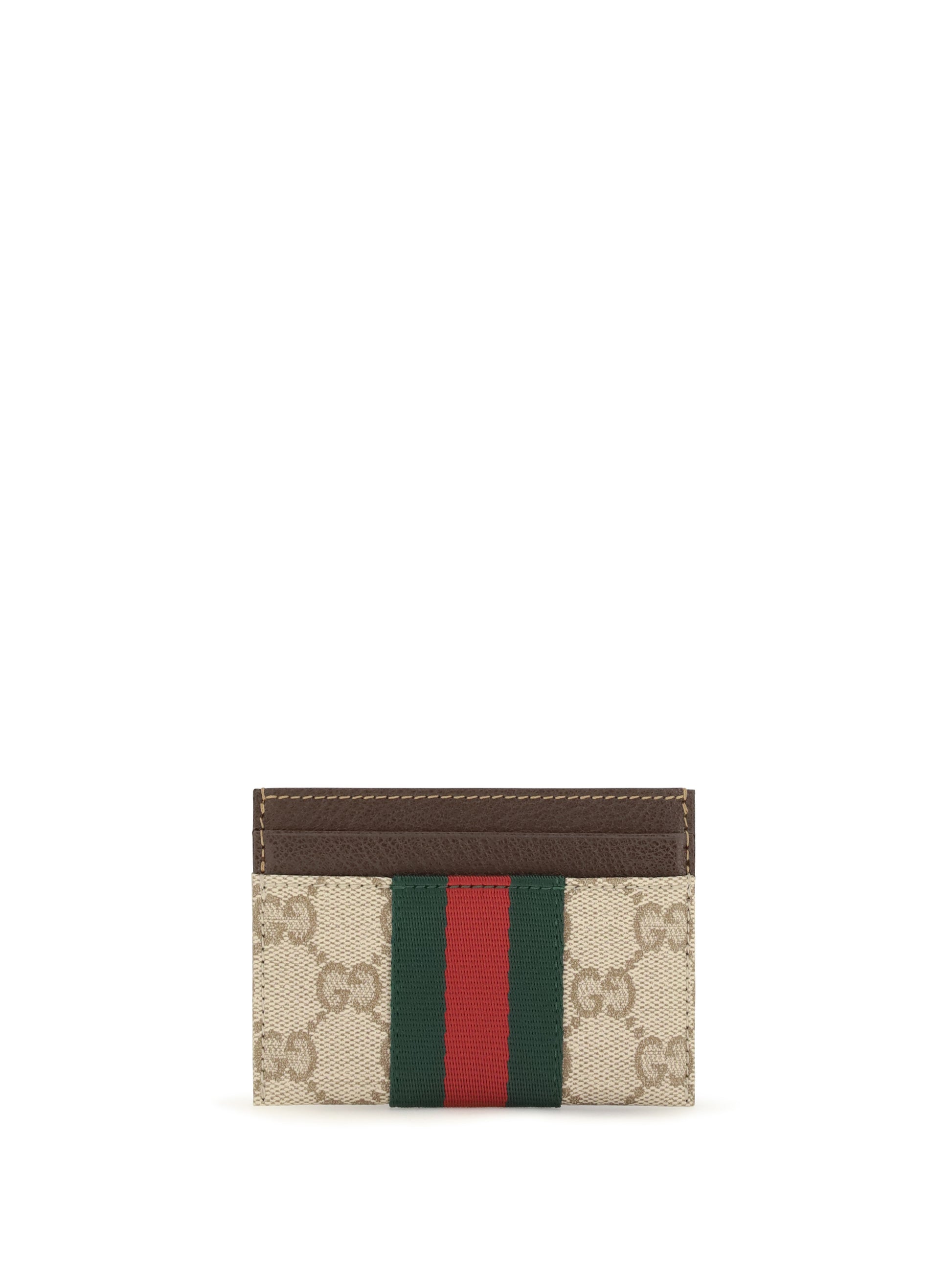 Gucci Women Card Holder With Web Stripe GUCCI
