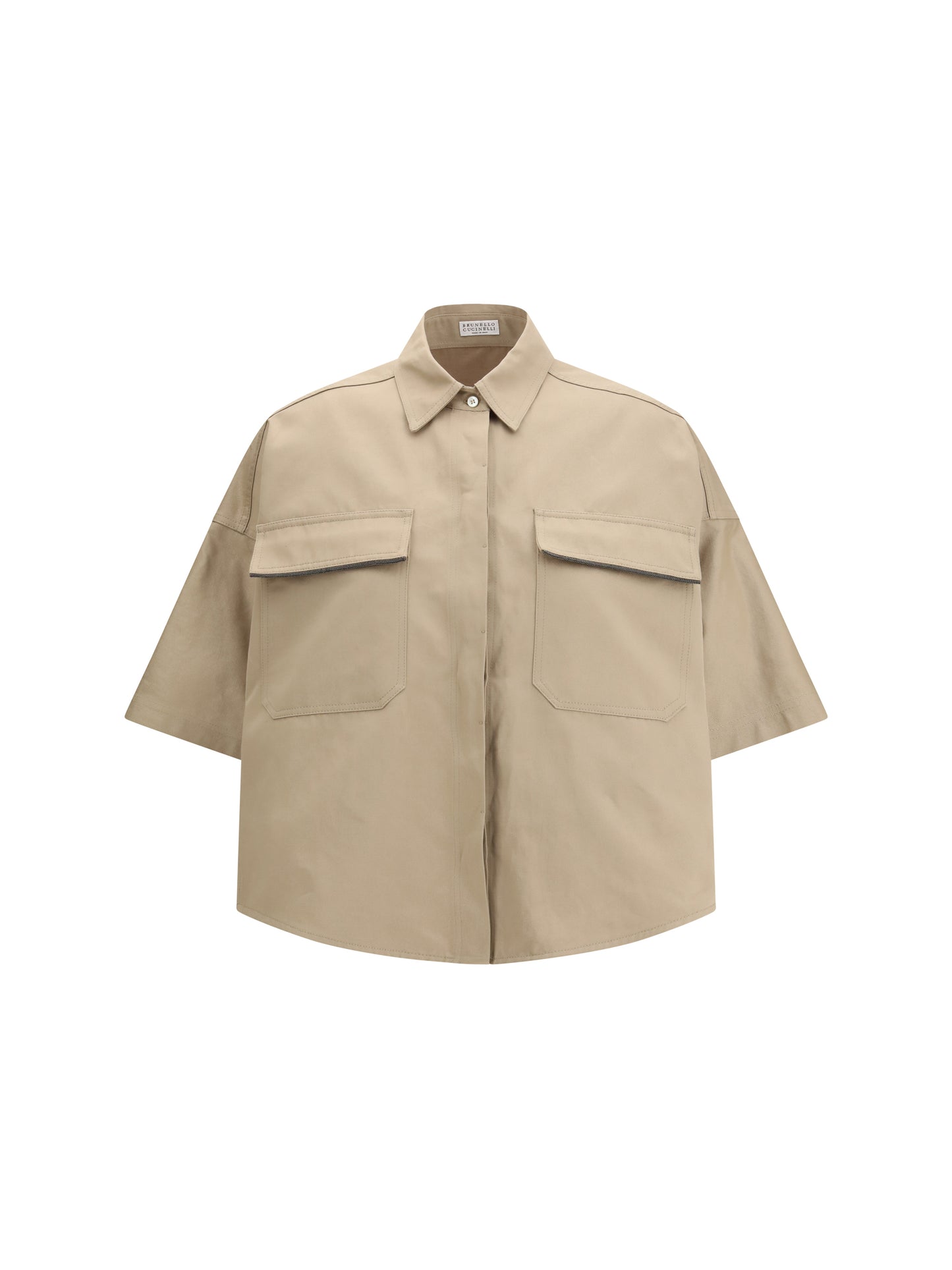 Brunello Cucinelli Women Short-Sleeve Shirt BRUNELLO CUCINELLI