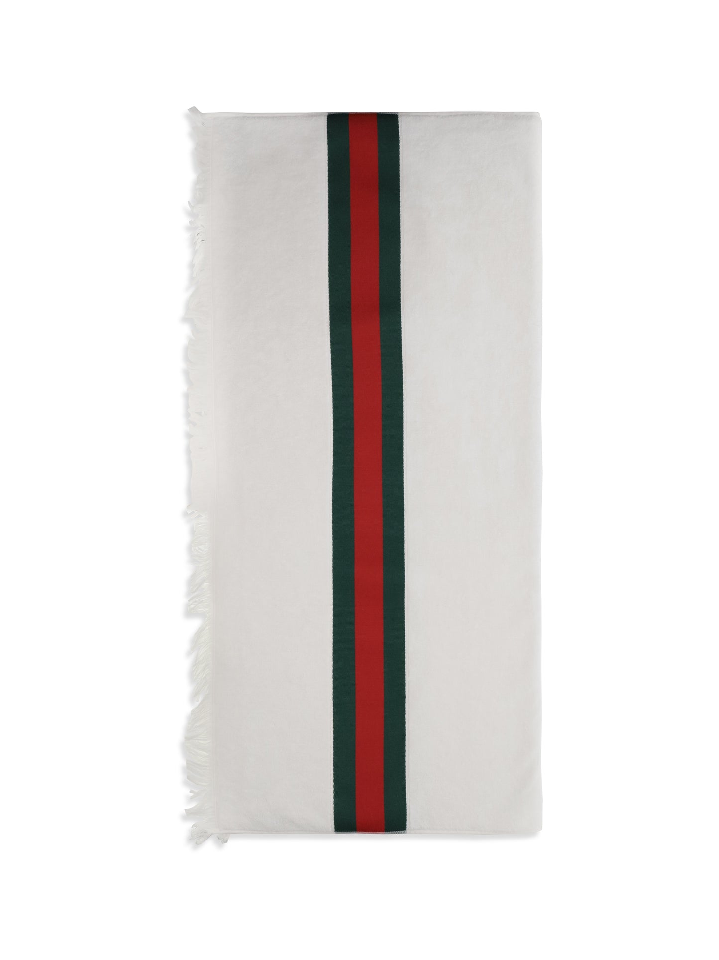 Gucci Women Cotton Terry Towel With Web GUCCI