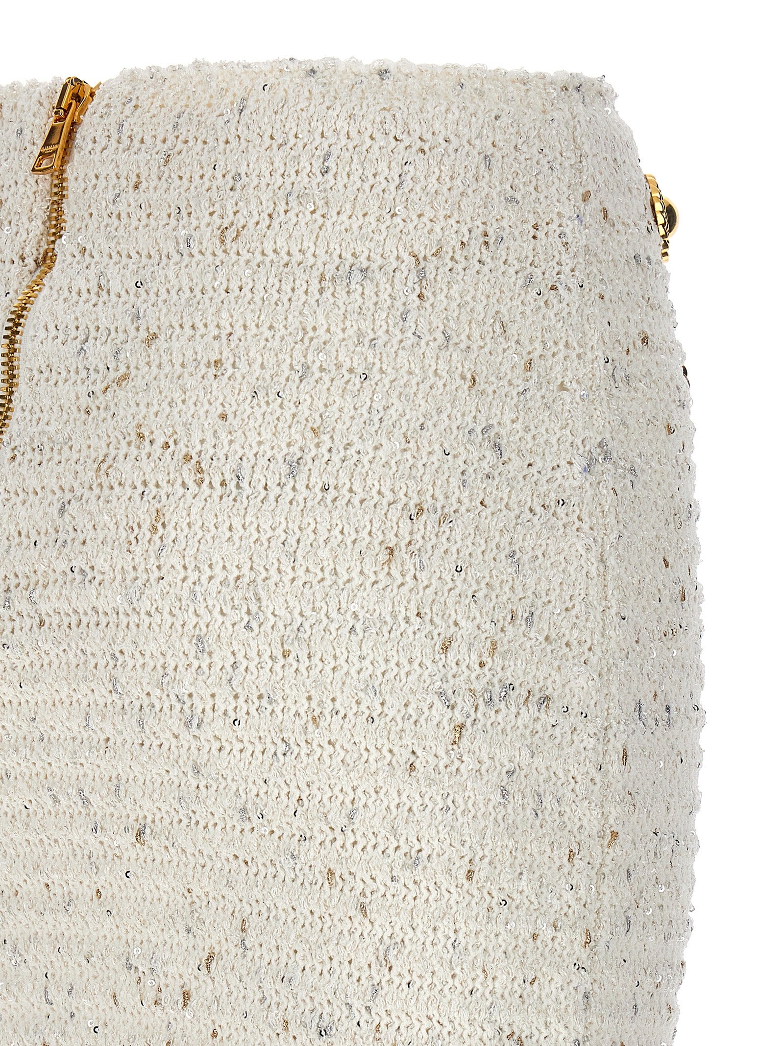 Balmain Women 'Fringed Tweed' Skirt BALMAIN