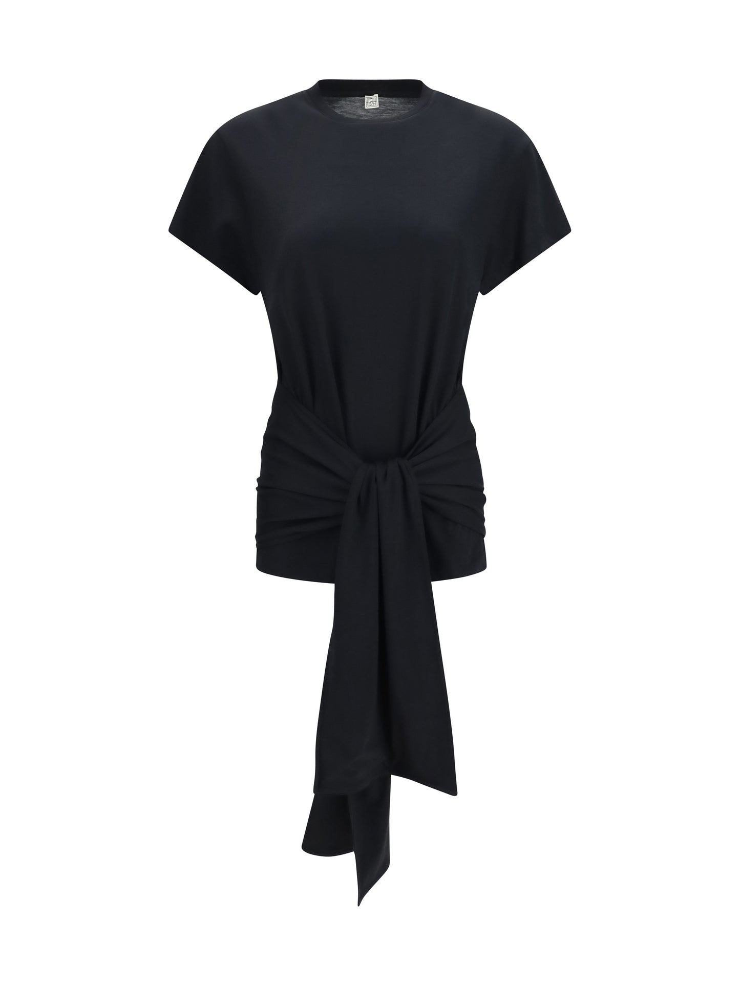 Toteme Women Draped-Waist Jersey T-Shirt TOTEME