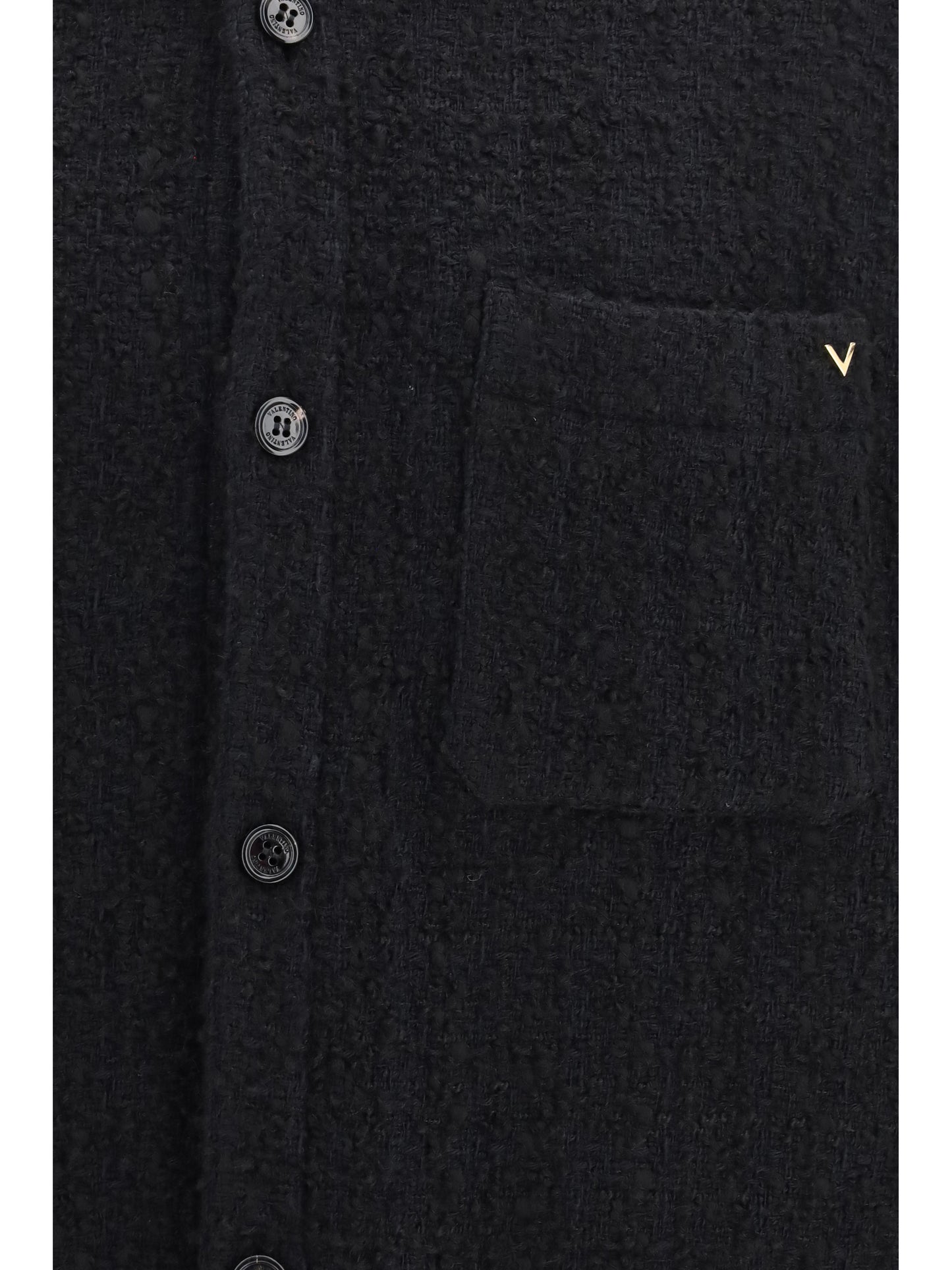 Valentino Men Textured High-Neck Jacket VALENTINO