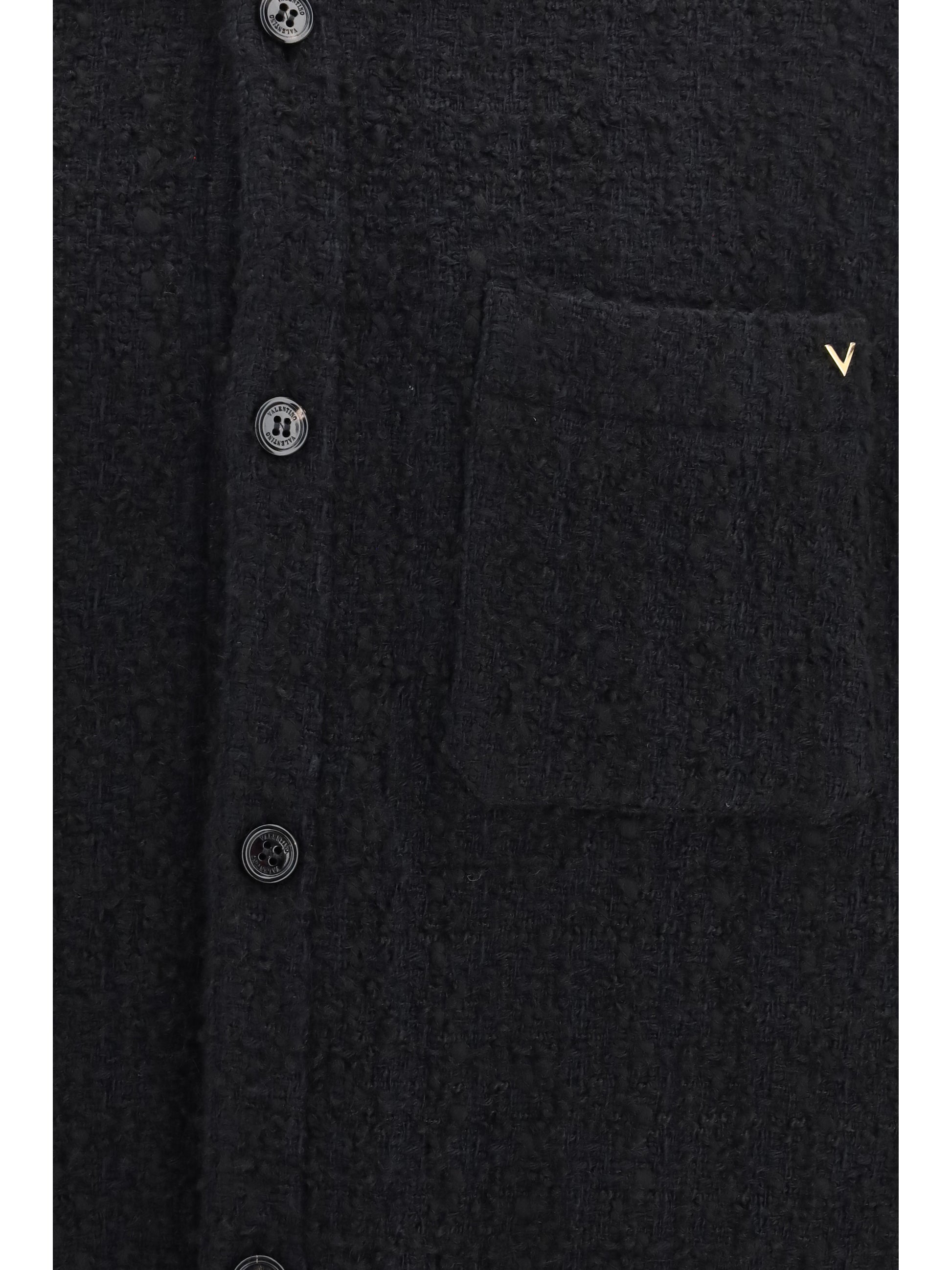 Valentino Men Textured High-Neck Jacket VALENTINO