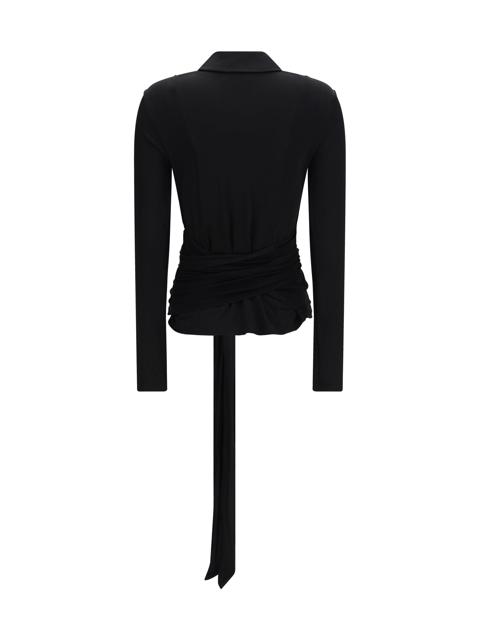 Ganni Women Marl Mesh Shirt GANNI