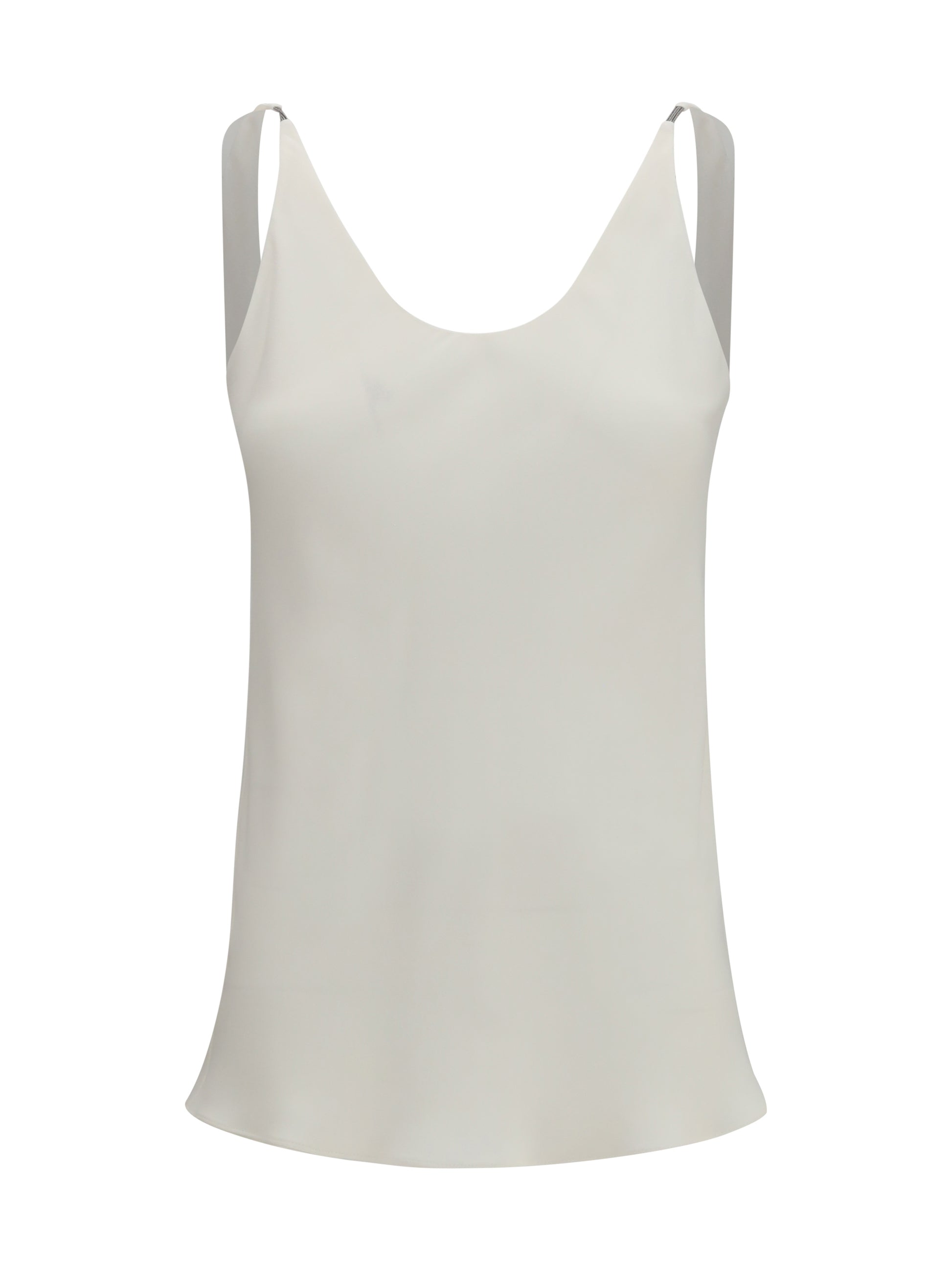 Brunello Cucinelli Women Silk Crêpe Sablé Top BRUNELLO CUCINELLI