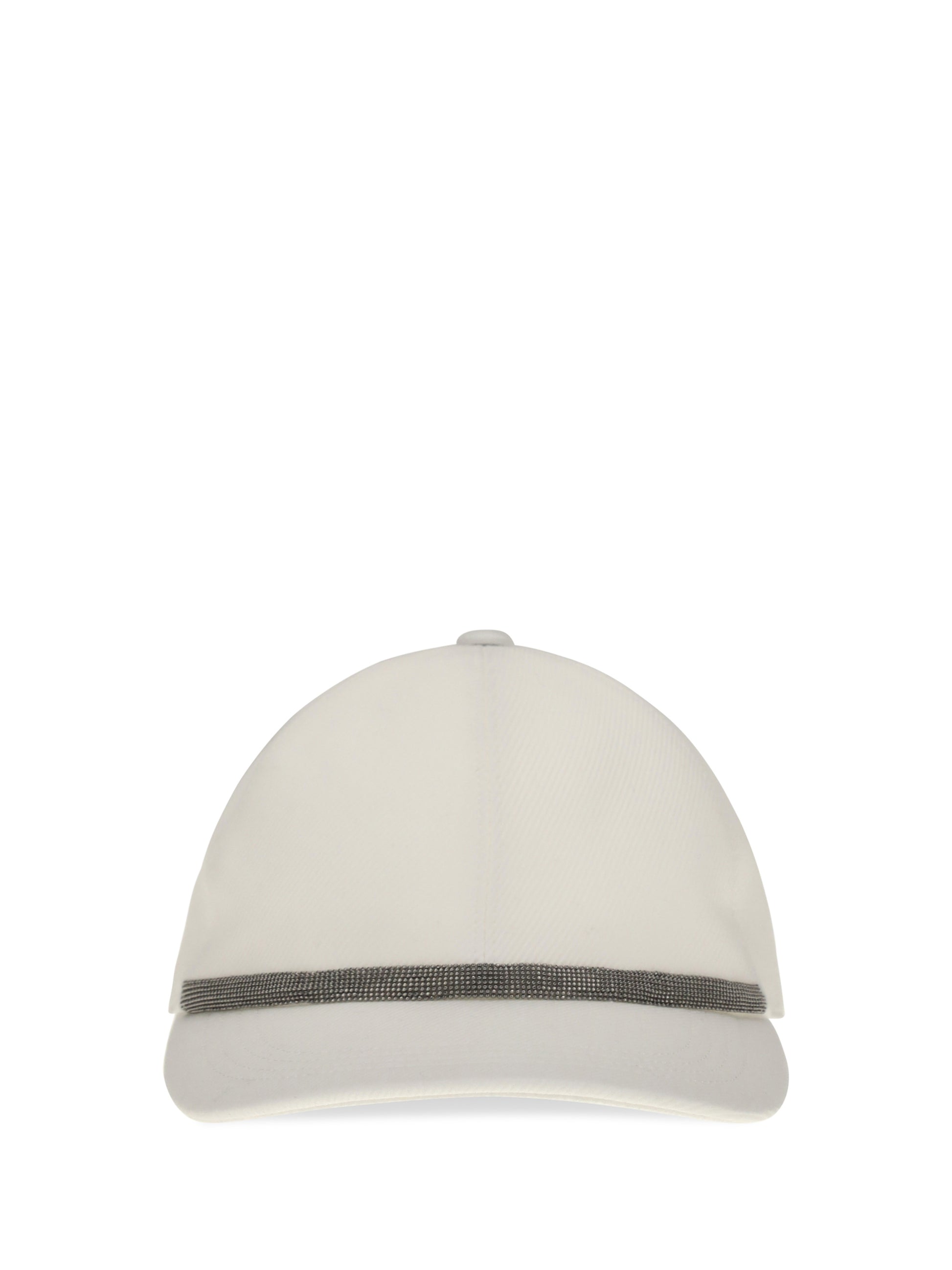 Brunello Cucinelli Women Baseball Cap With Monili Embellishment BRUNELLO CUCINELLI