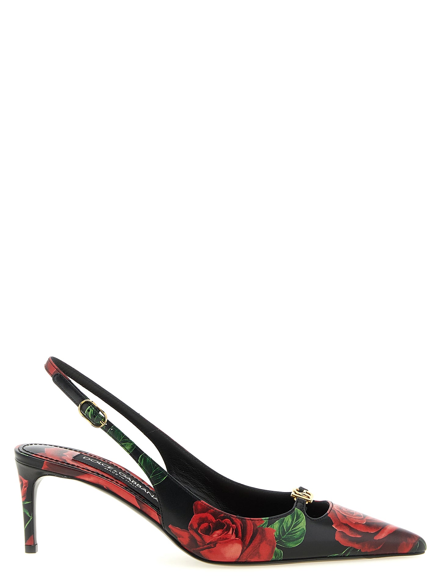 Dolce & Gabbana Women Rose Print Slingbacks DOLCE & GABBANA