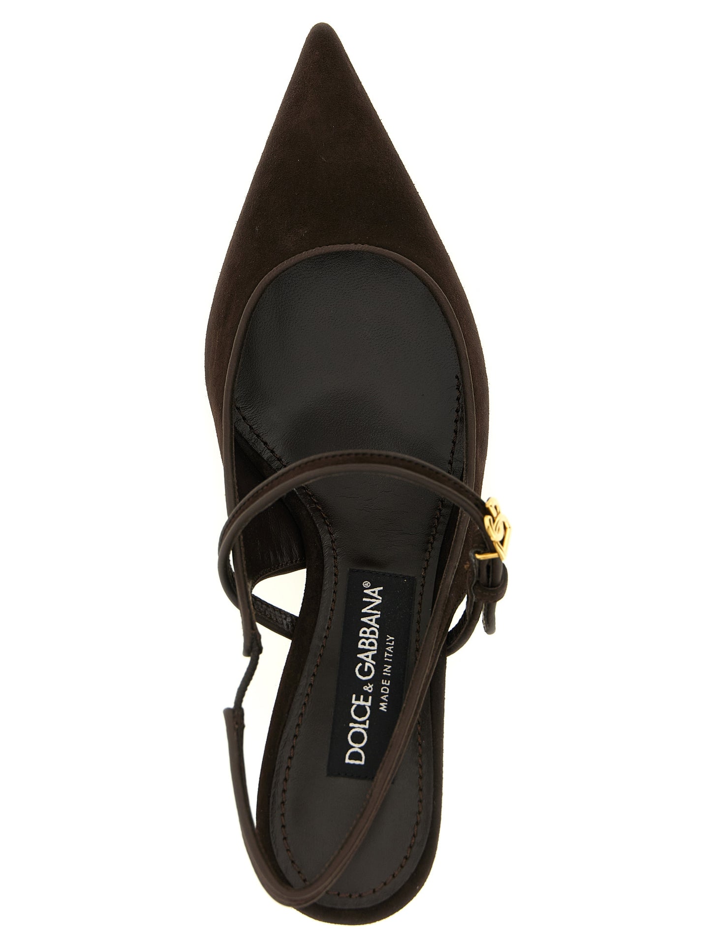Dolce & Gabbana Women Suede Slingbacks DOLCE & GABBANA