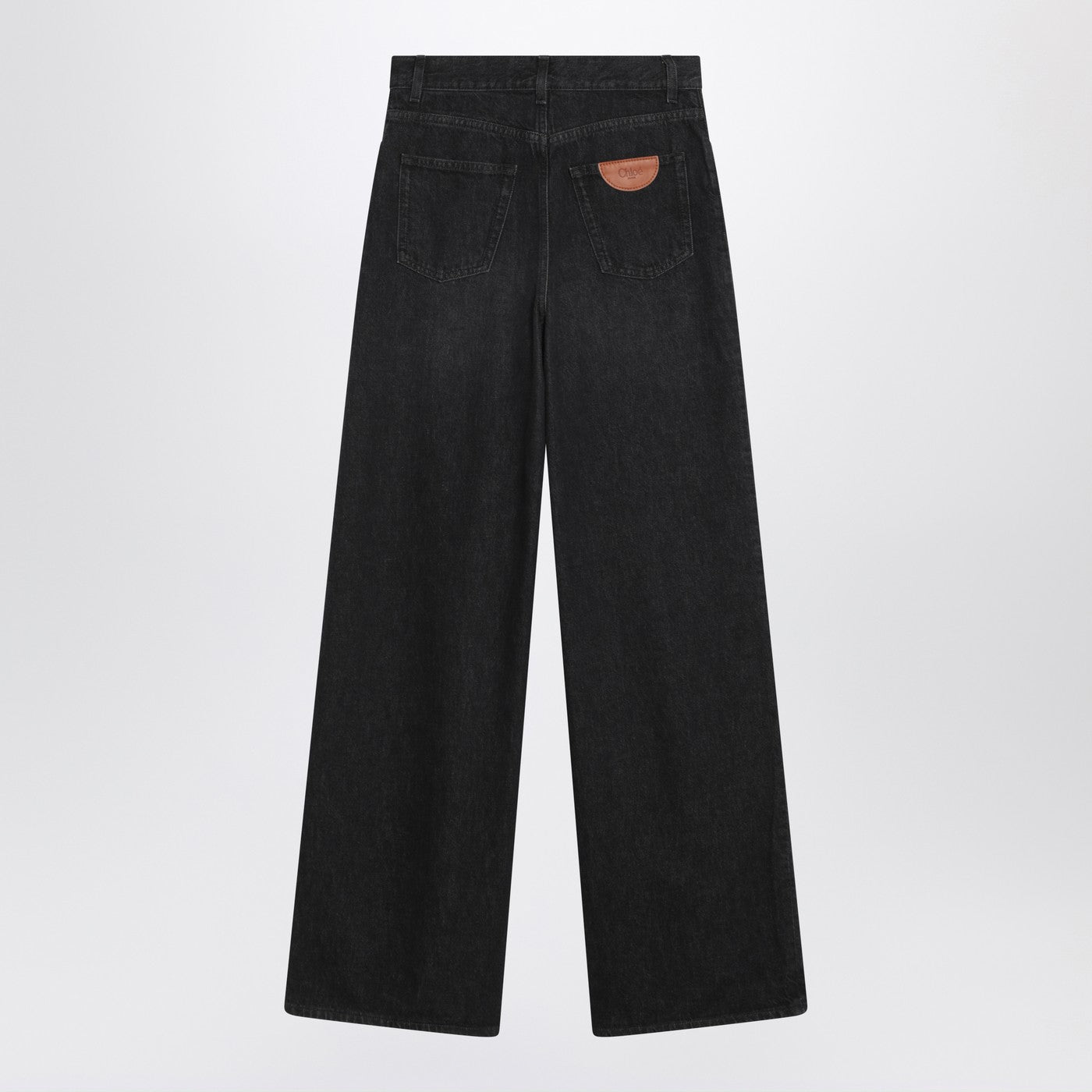 Chloe Loose Black Washed Jeans Women CHLOE