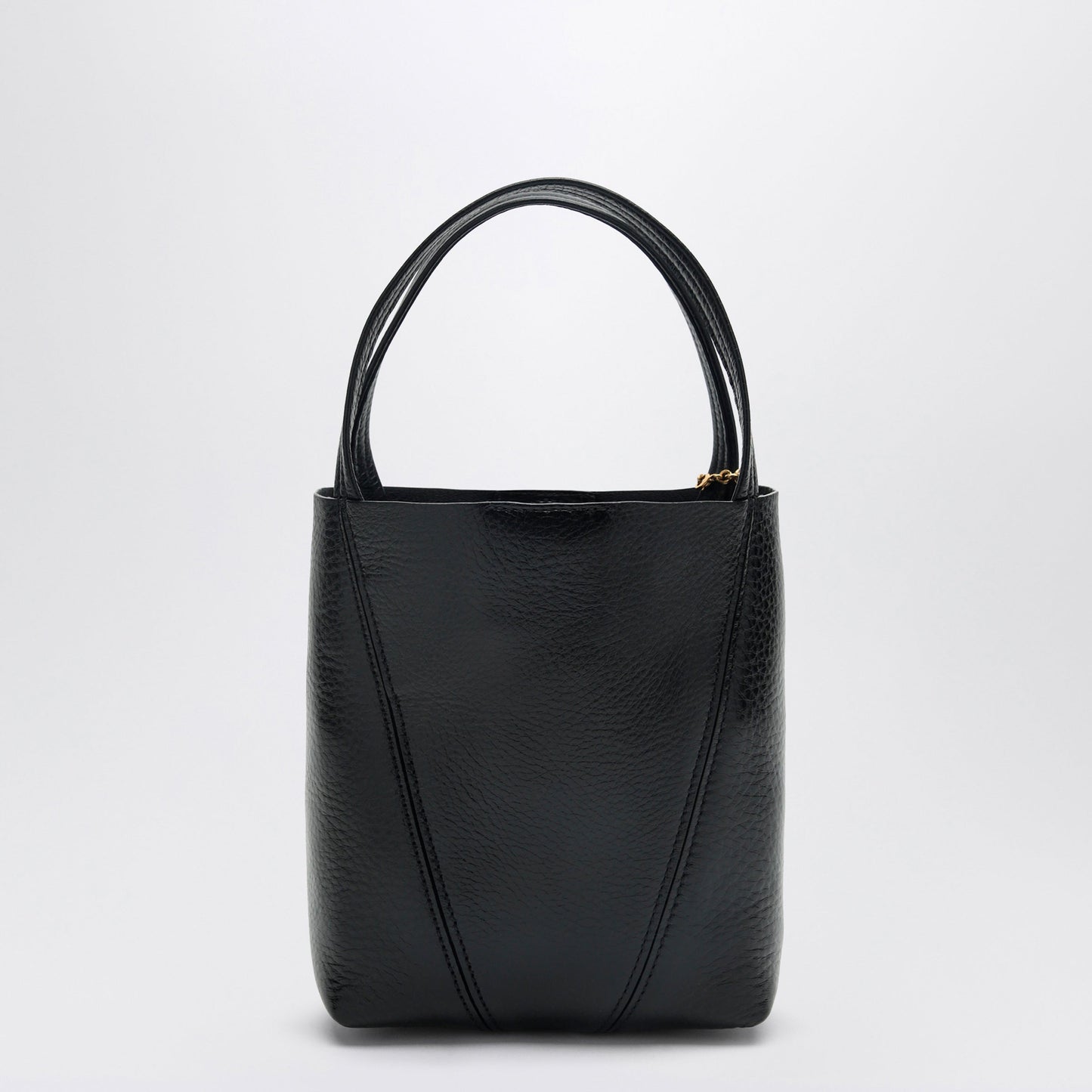 Chloe Small Spin Black Leather Tote Bag Women CHLOE