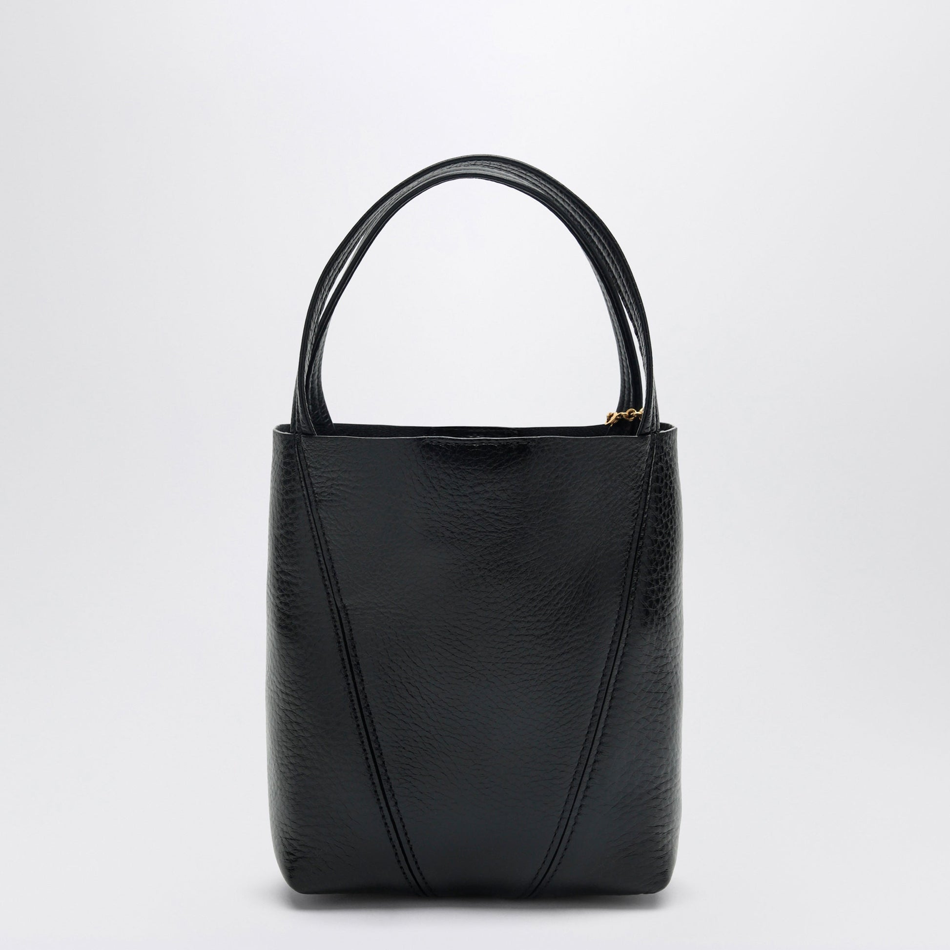 Chloe Small Spin Black Leather Tote Bag Women CHLOE