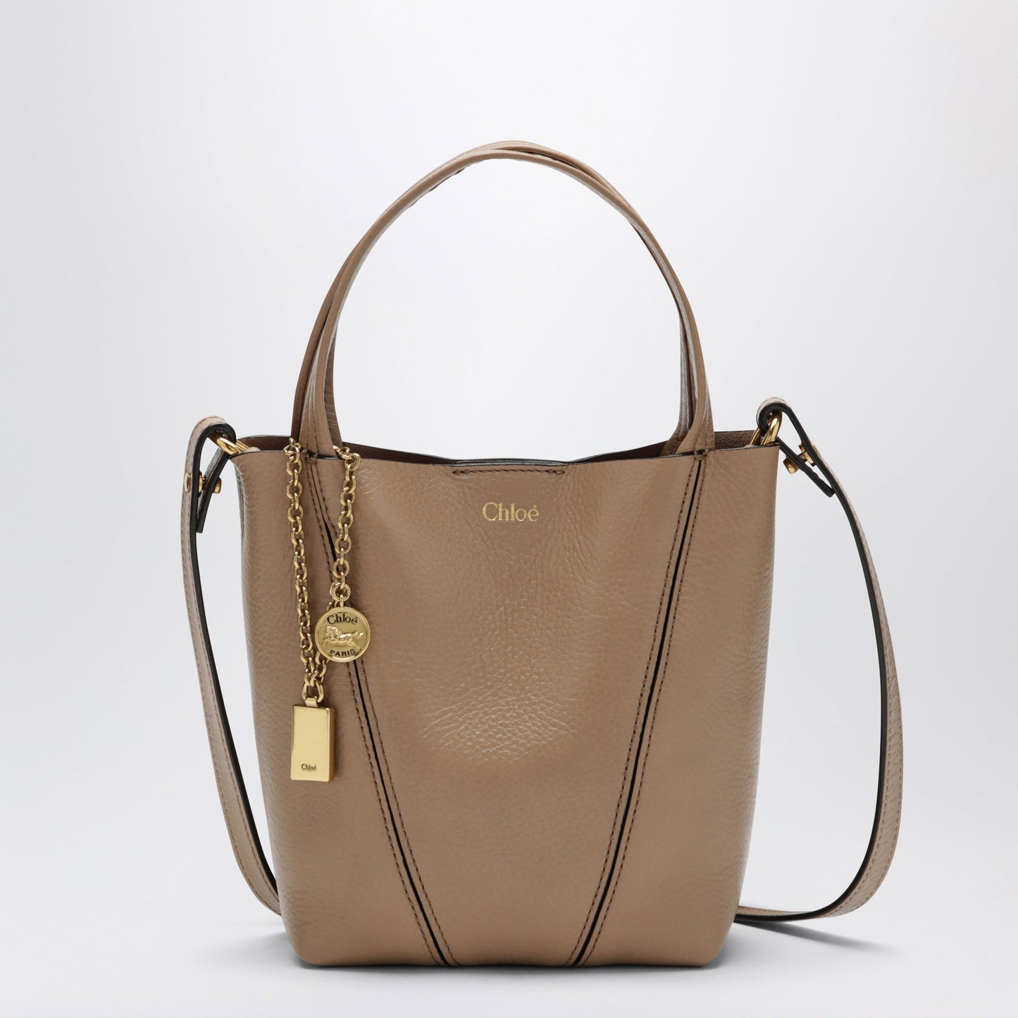 Chloe Chloe Spin Small Powder Pink Tote Bag Women CHLOE
