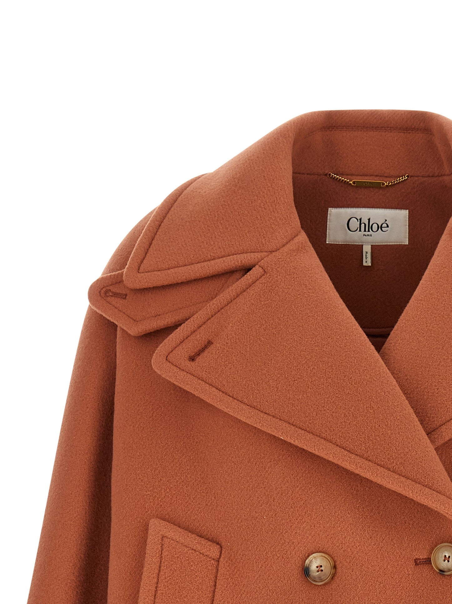 Chloé Women Double-Breasted Coat CHLOE