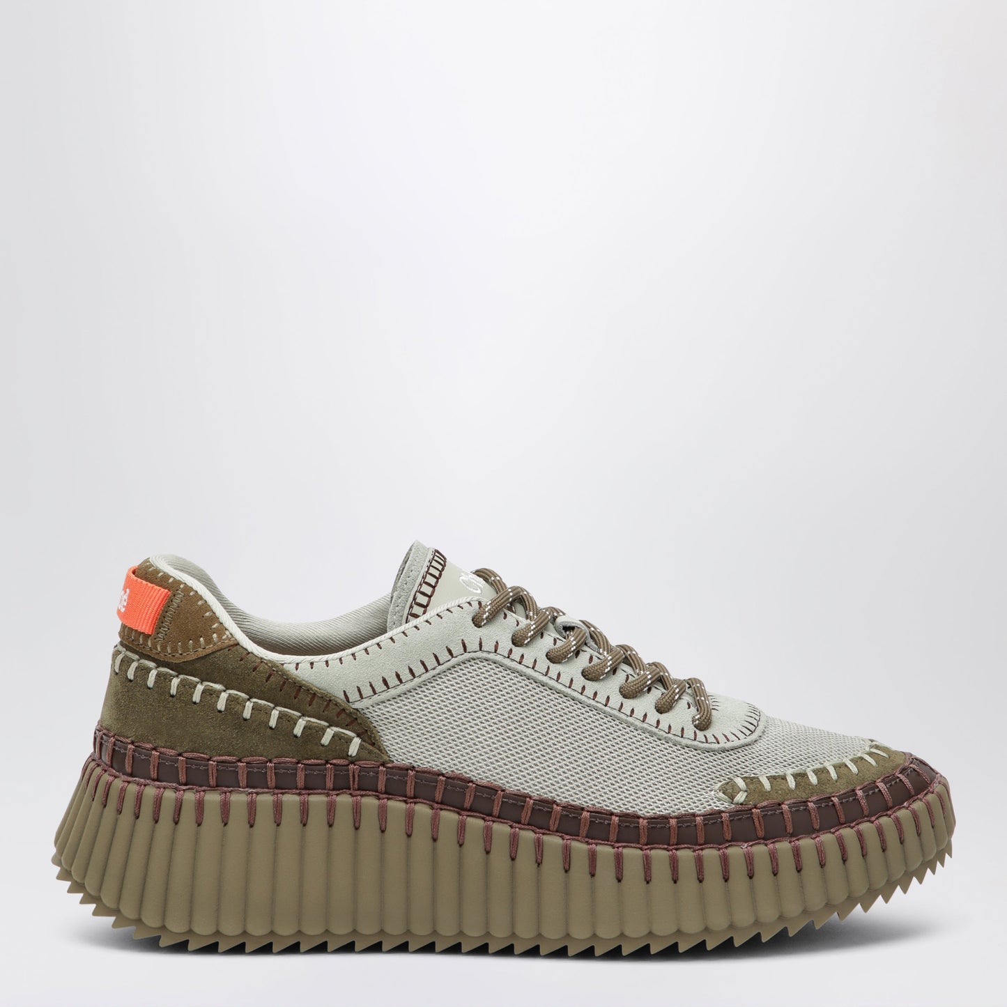 Chloe Nama Sneakers In Military Green Women CHLOE