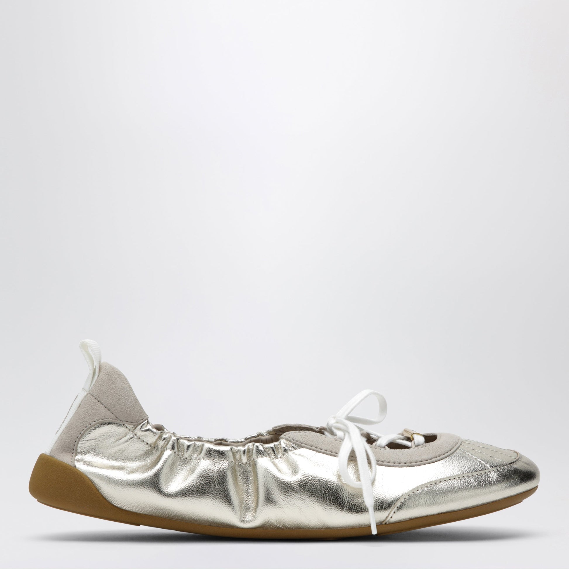 Chloe Chloe Kick Ballet Sneakers In Metallic Nappa Leather Women CHLOE