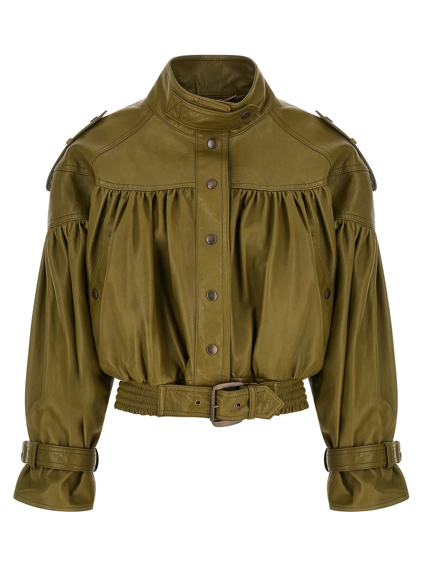 Chloé Women Smock Leather Jacket CHLOE
