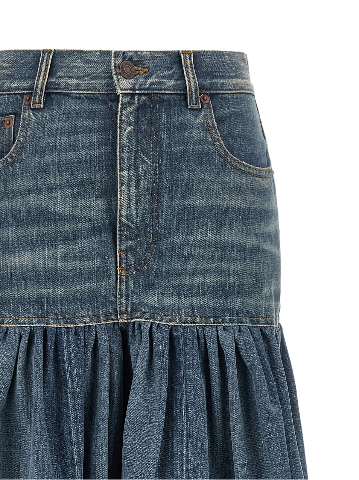 Chloé Women 'Balloon' Denim Skirt CHLOE