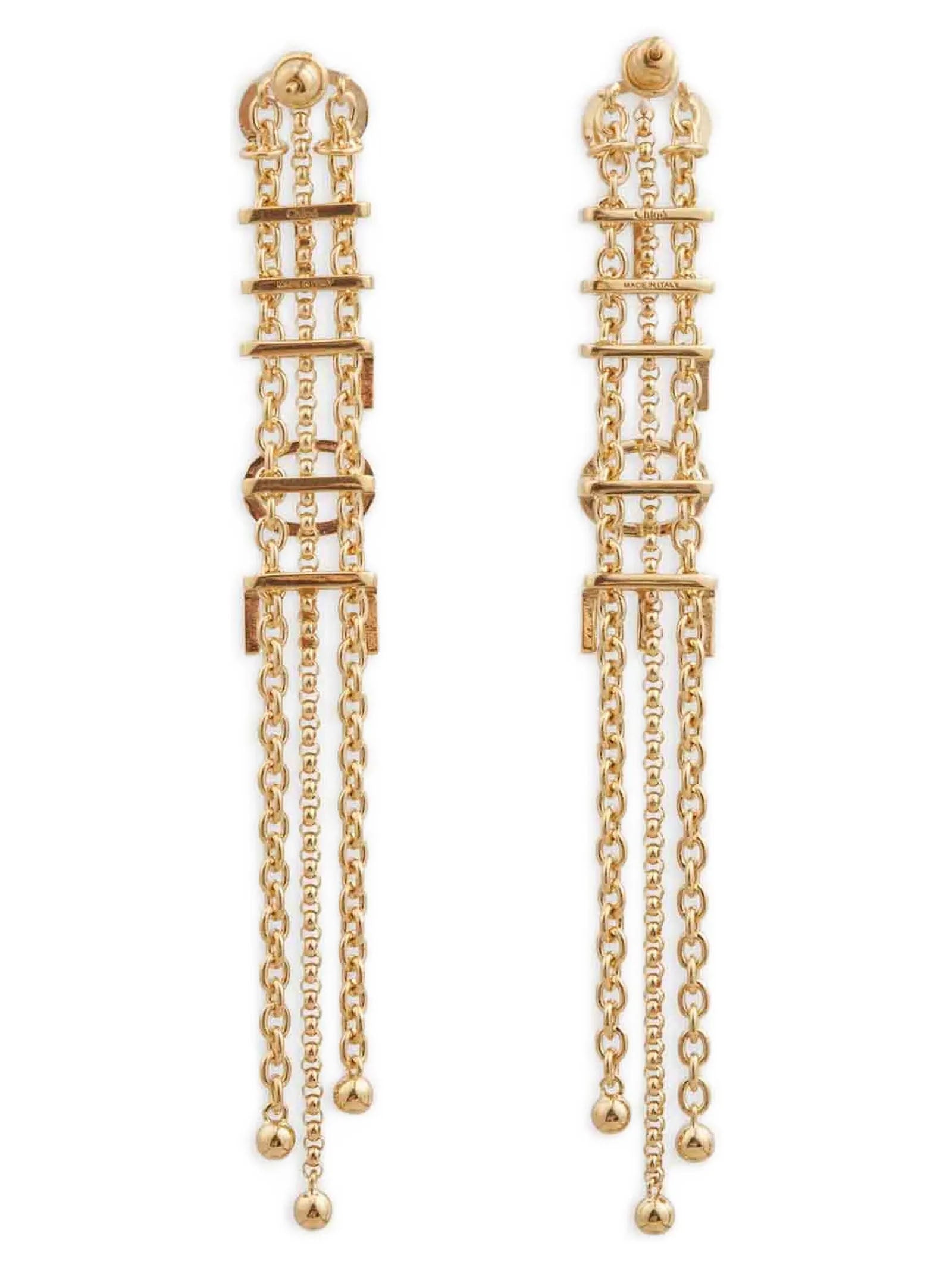 Chloé Women 'Lettering' Pendant Earrings CHLOE