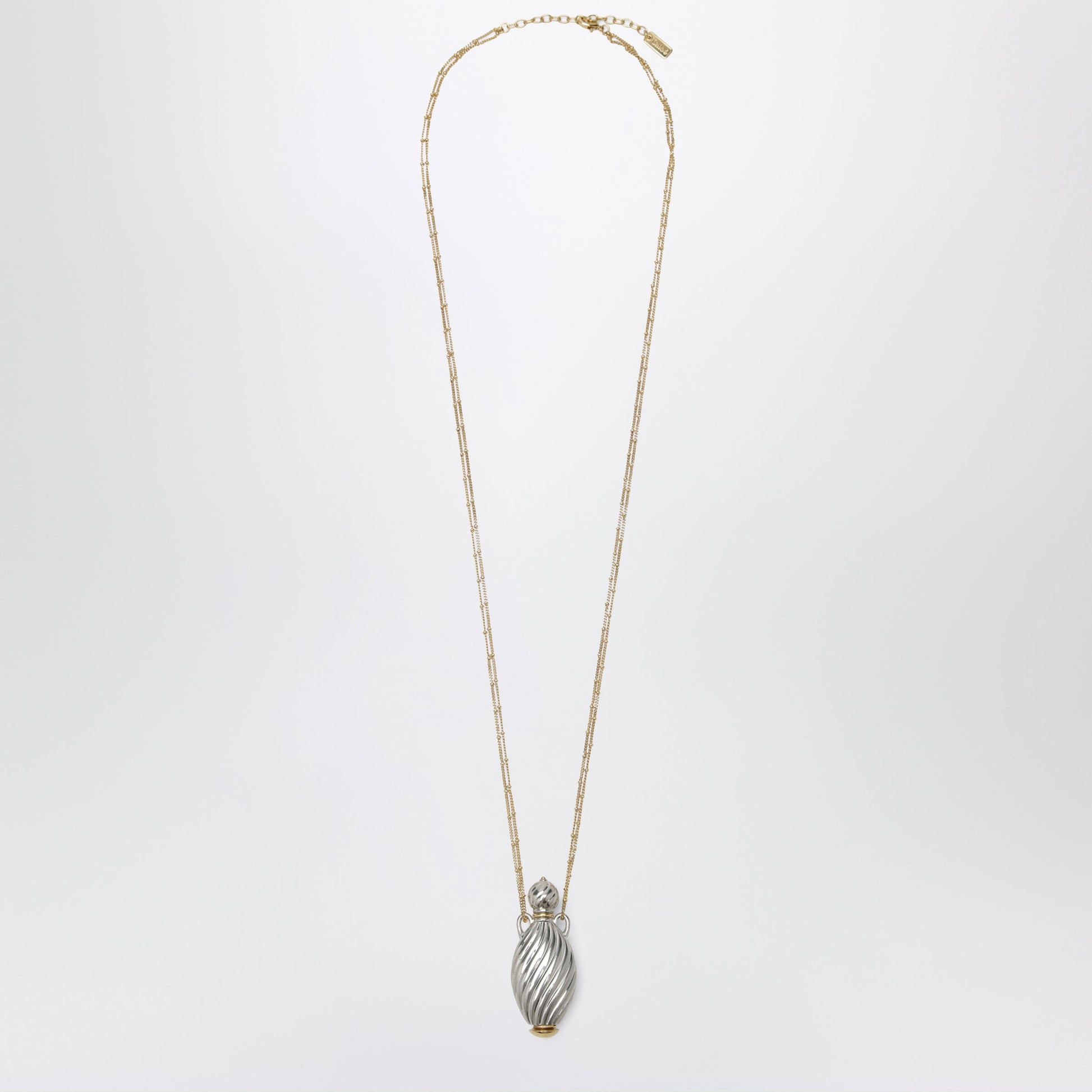 Chloe Gold- And Silver-Plated Brass Bottle Pendant Necklace Women CHLOE
