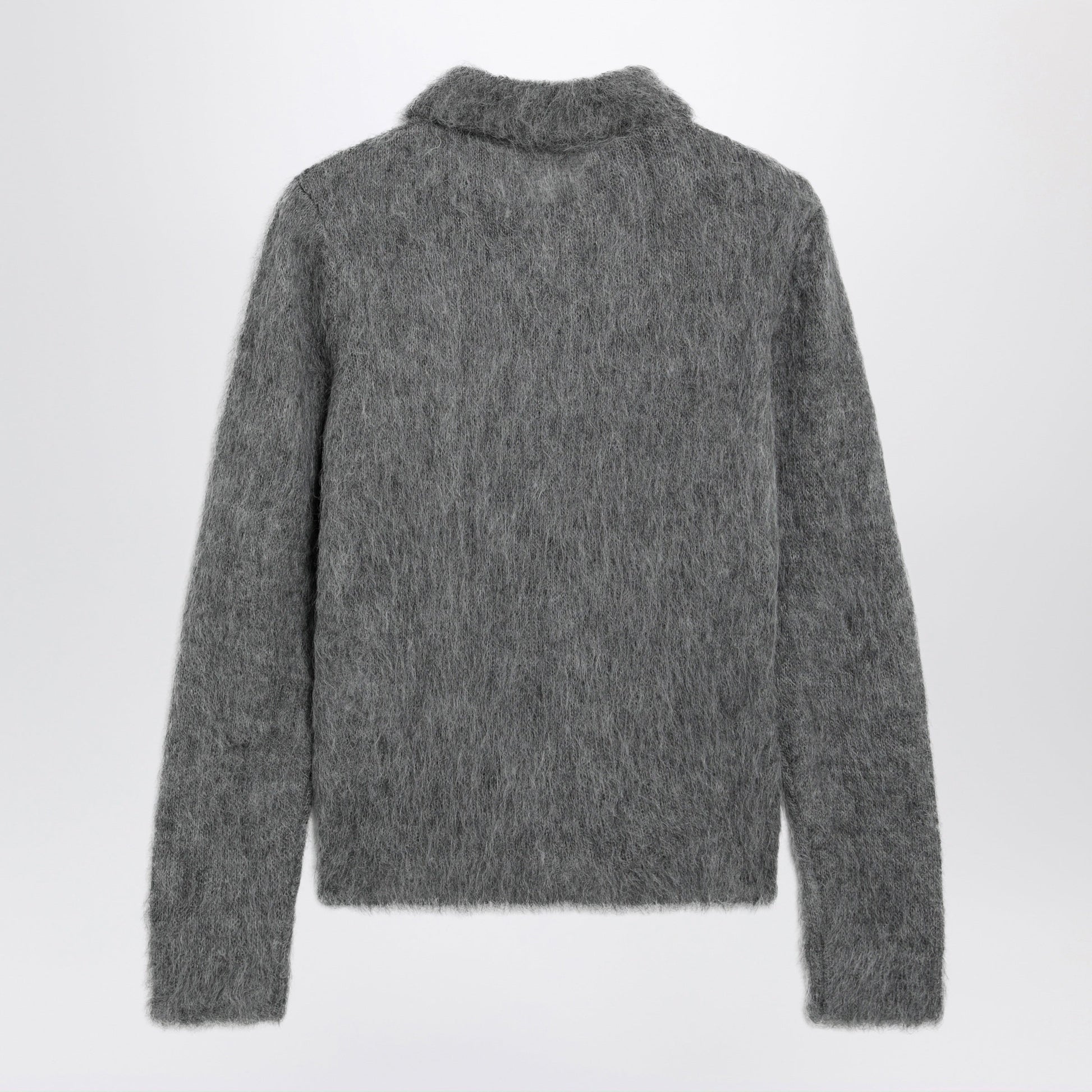 Chloe Smoke Grey Alpaca-Blend Cardigan Women CHLOE