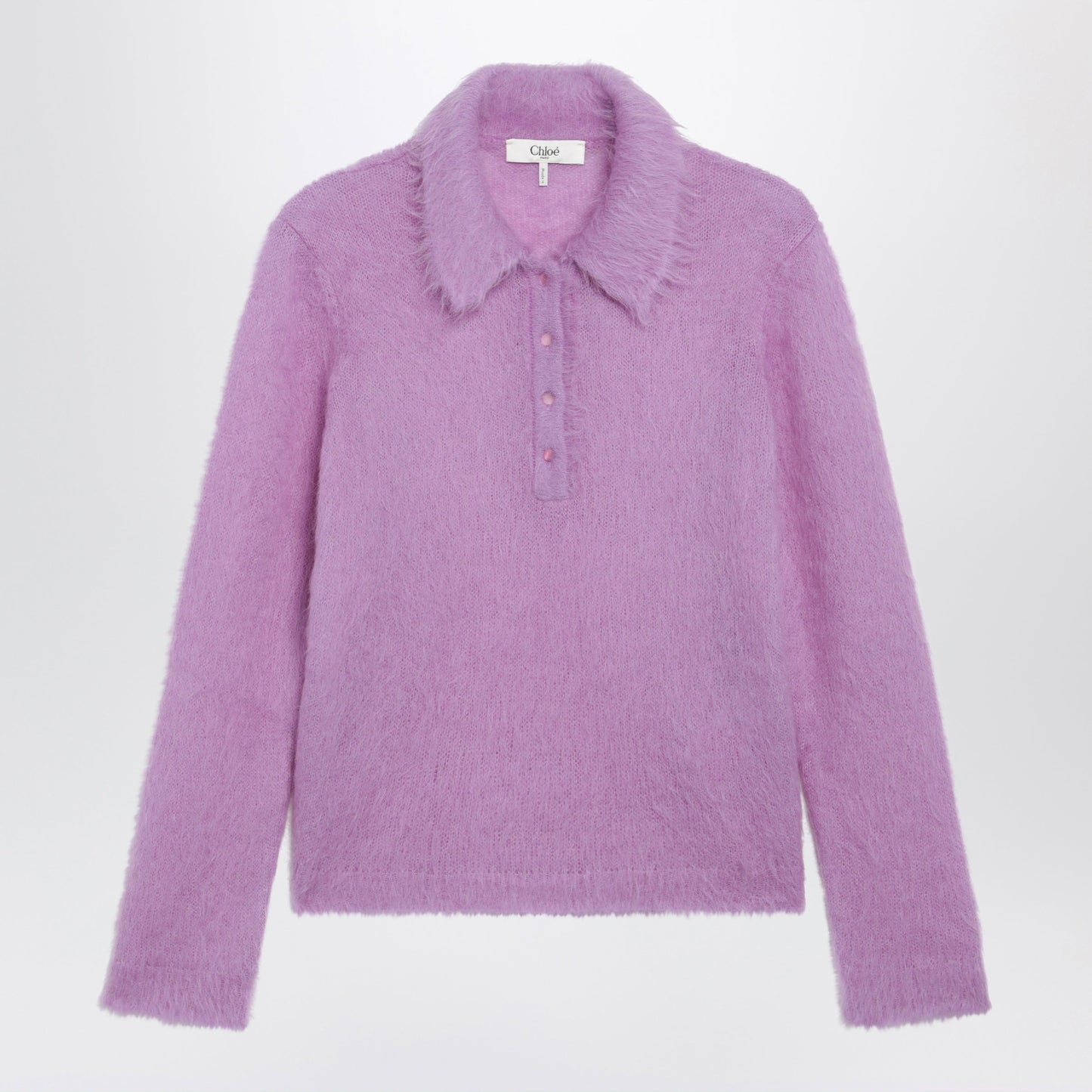 Chloe Lavender Alpaca-Blend Cardigan Women CHLOE