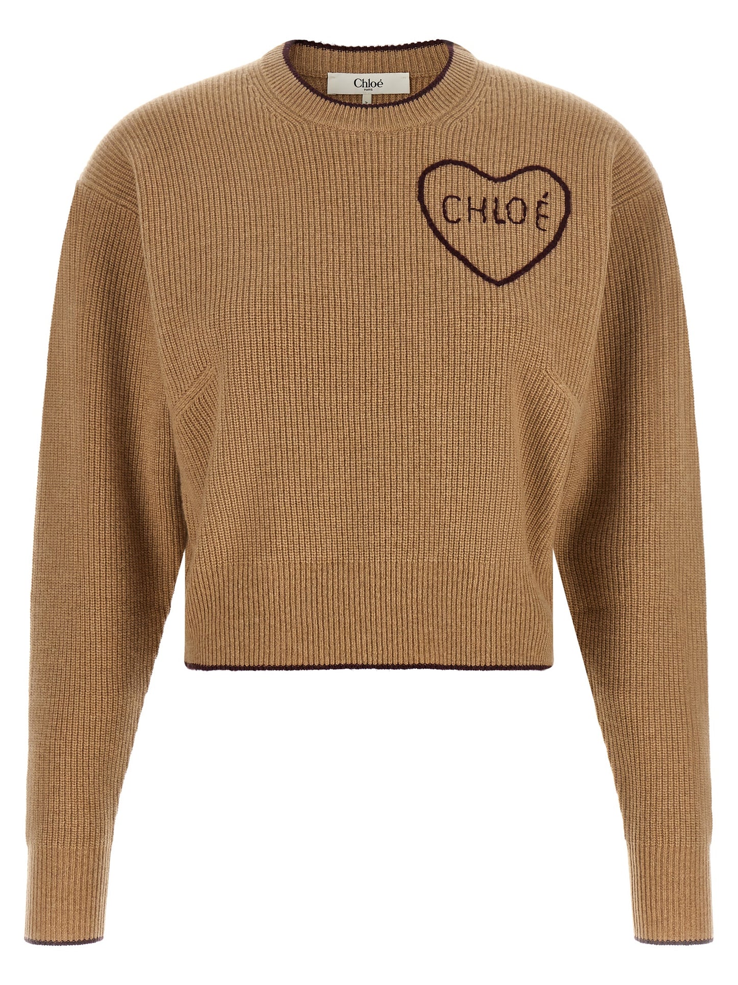 Chloé Women Heart Intarsia Sweater CHLOE