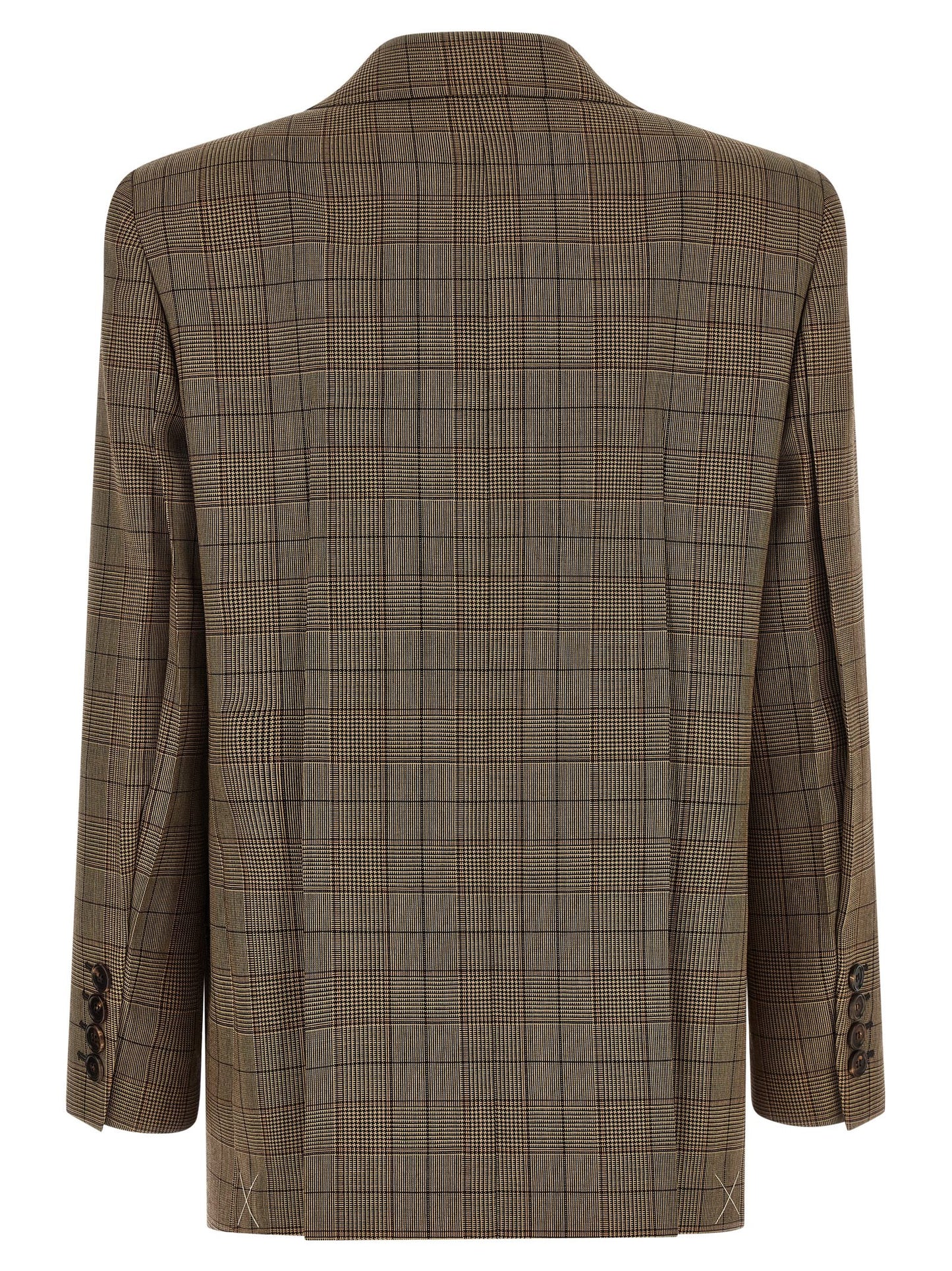Chloé Women Check Double-Breasted Blazer CHLOE